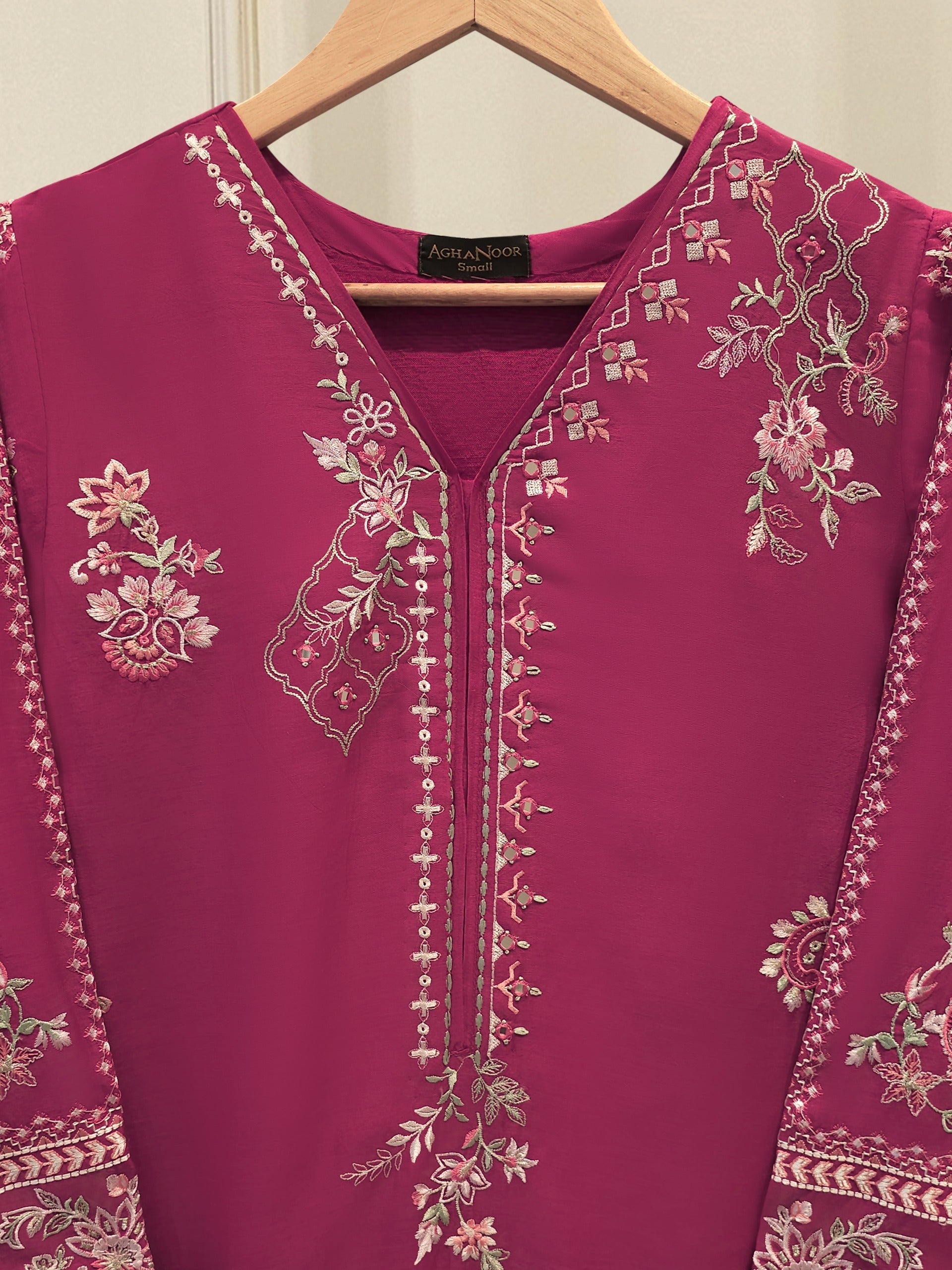 Embroidered Kora Cotton Shirt S114471