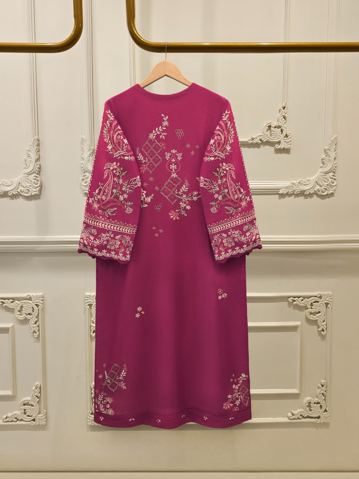 Embroidered Kora Cotton Shirt S114471