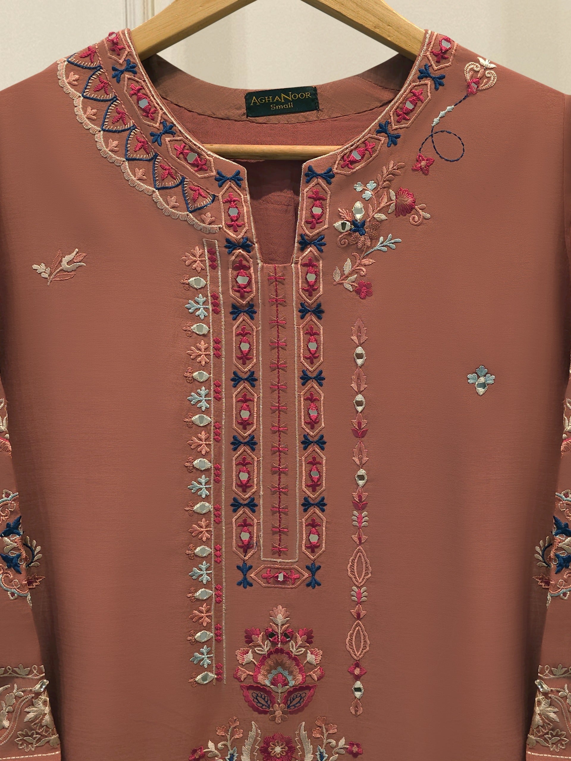 2 Piece - Embroidered Kora Cotton Suit S114501