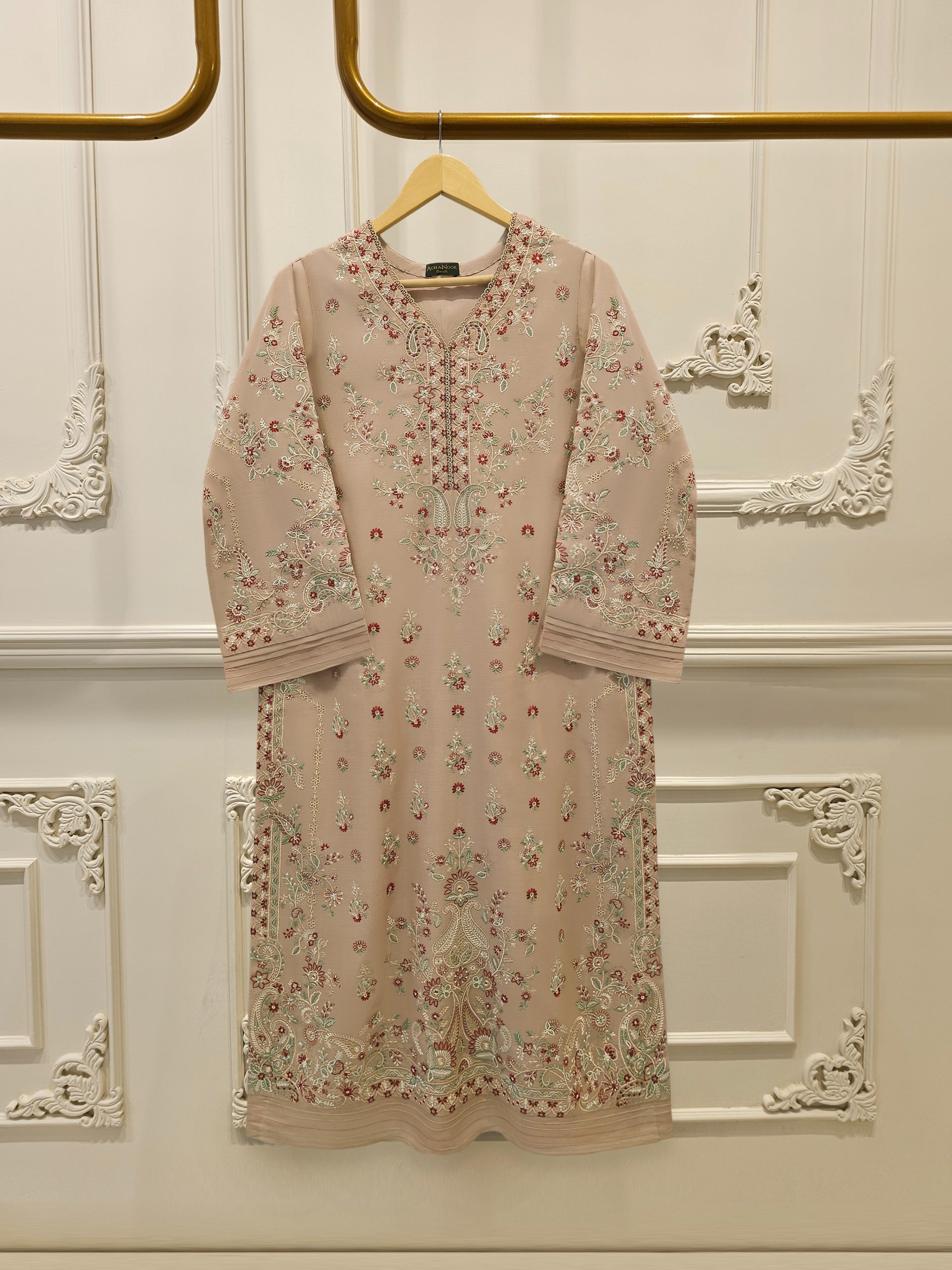 Embroidered Kora Cotton Shirt S114504