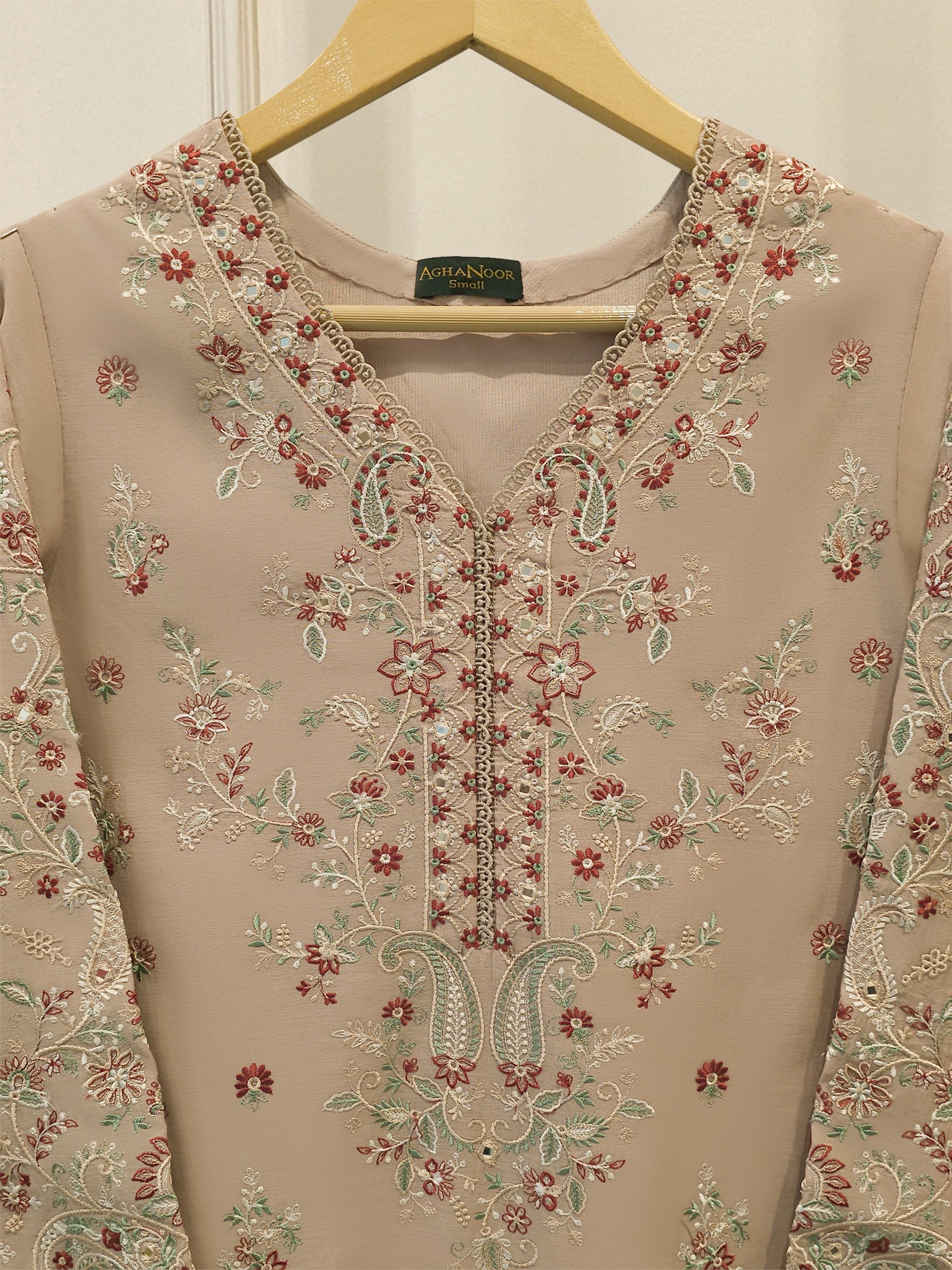 Embroidered Kora Cotton Shirt S114504