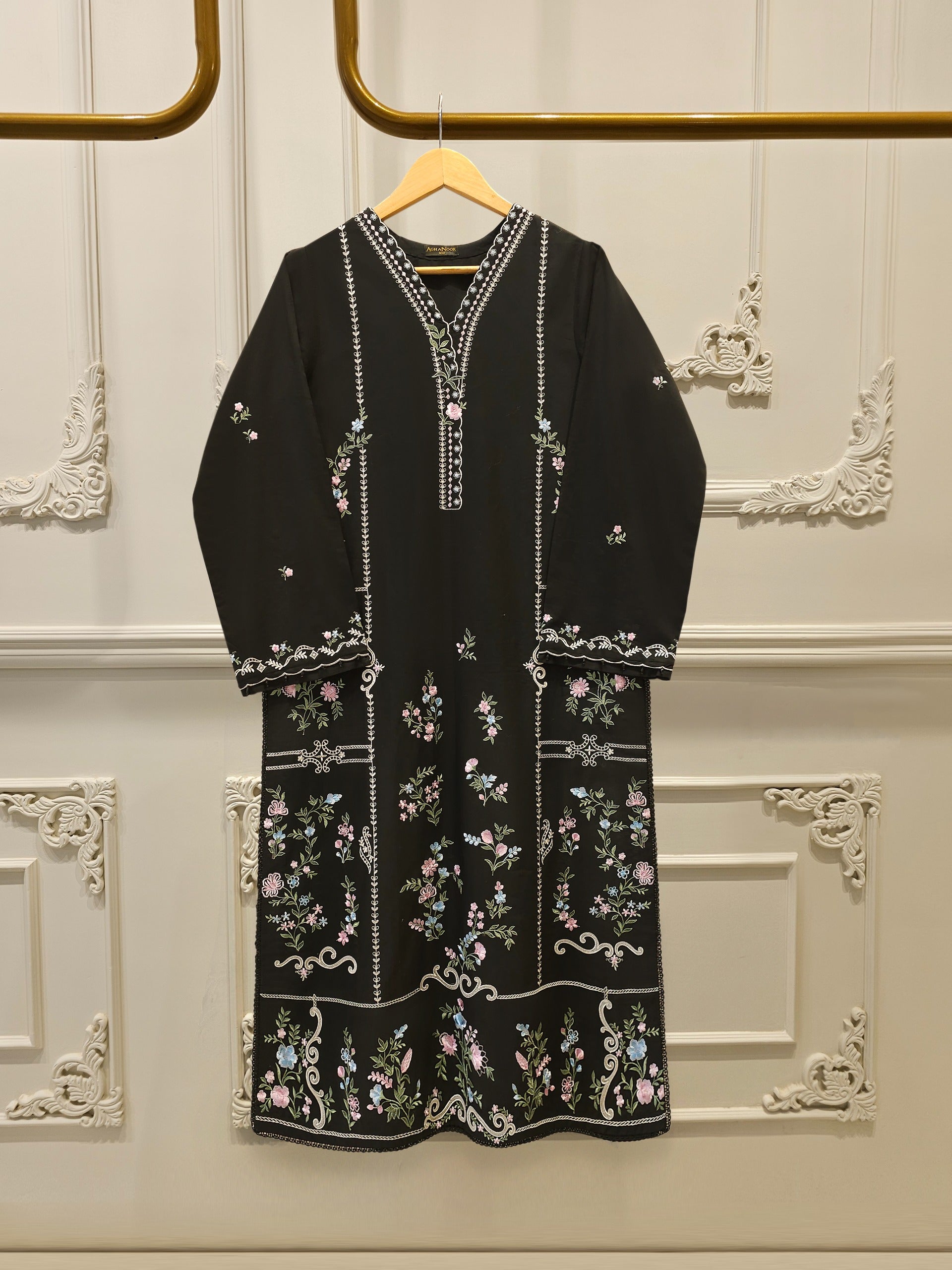 2 Piece - Embroidered Cambric Suit S114505