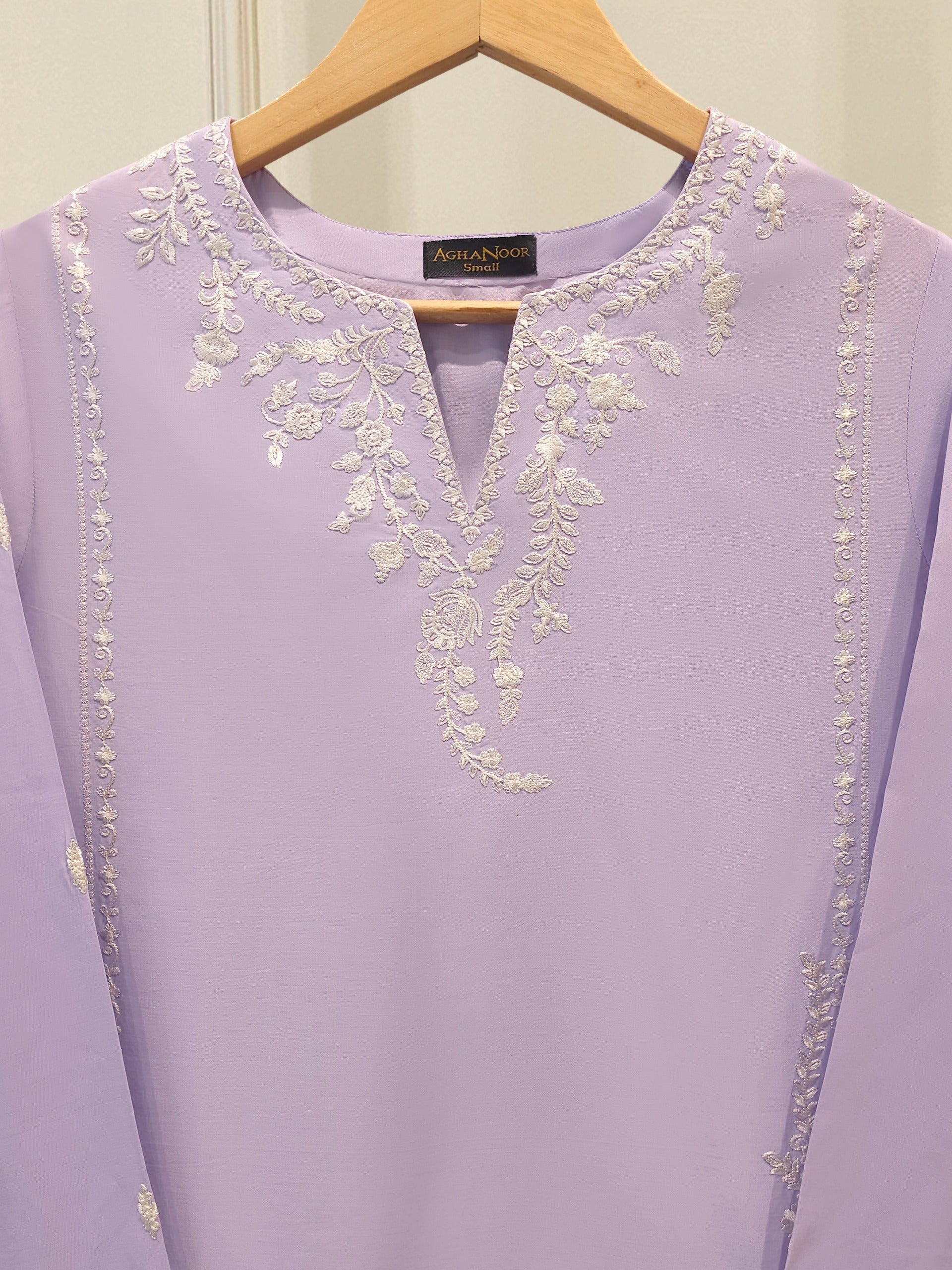 2 Piece - Embroidered Cambric Suit S114568