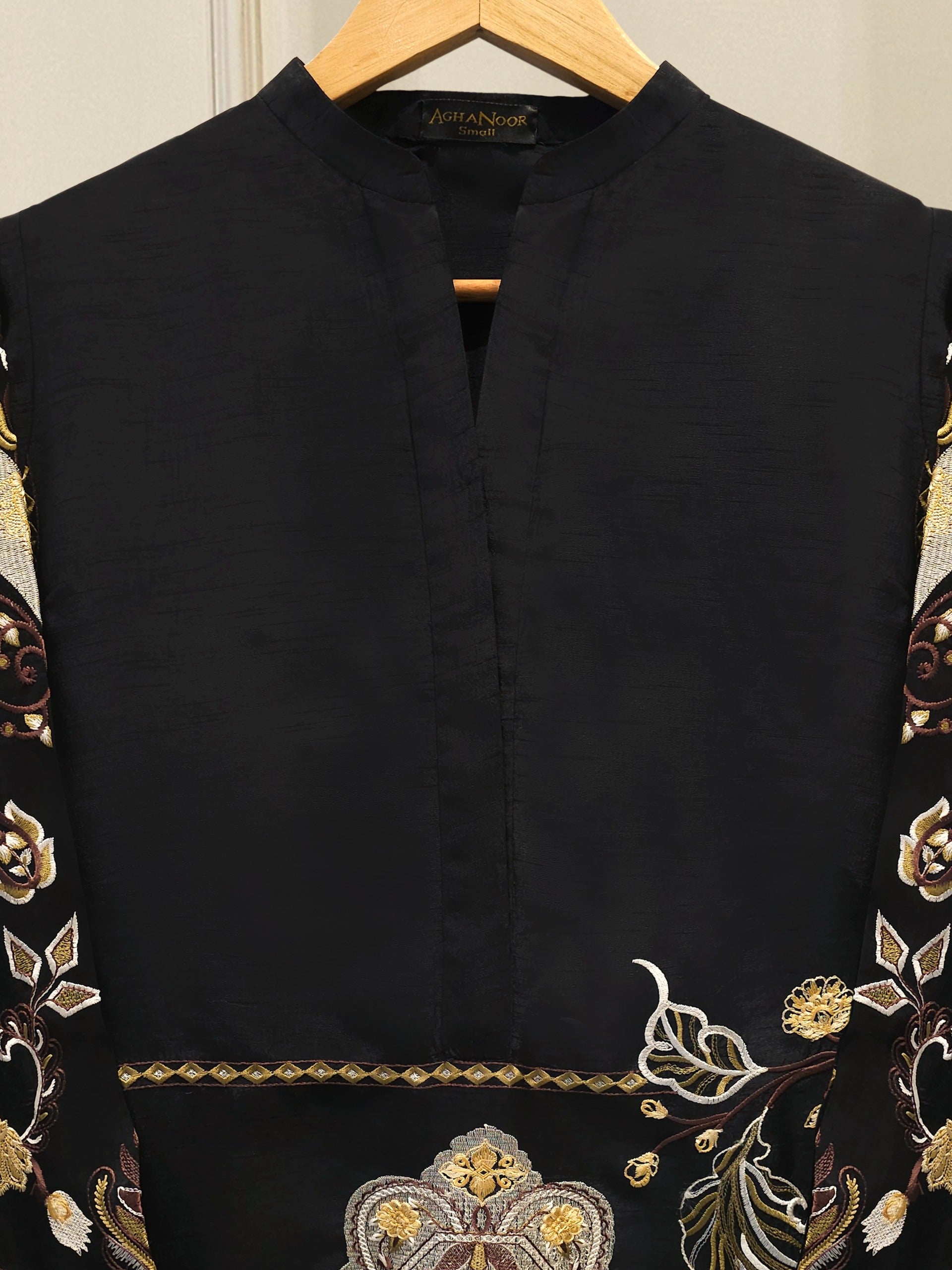 2 Piece - Pure Embroidered Korean Silk Suit S114564
