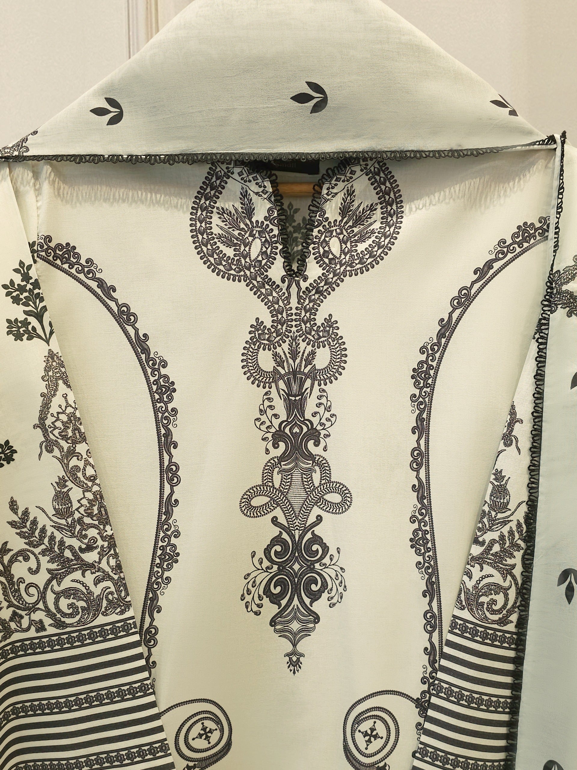 2-Piece Digital Printed Cambric Suit S114732