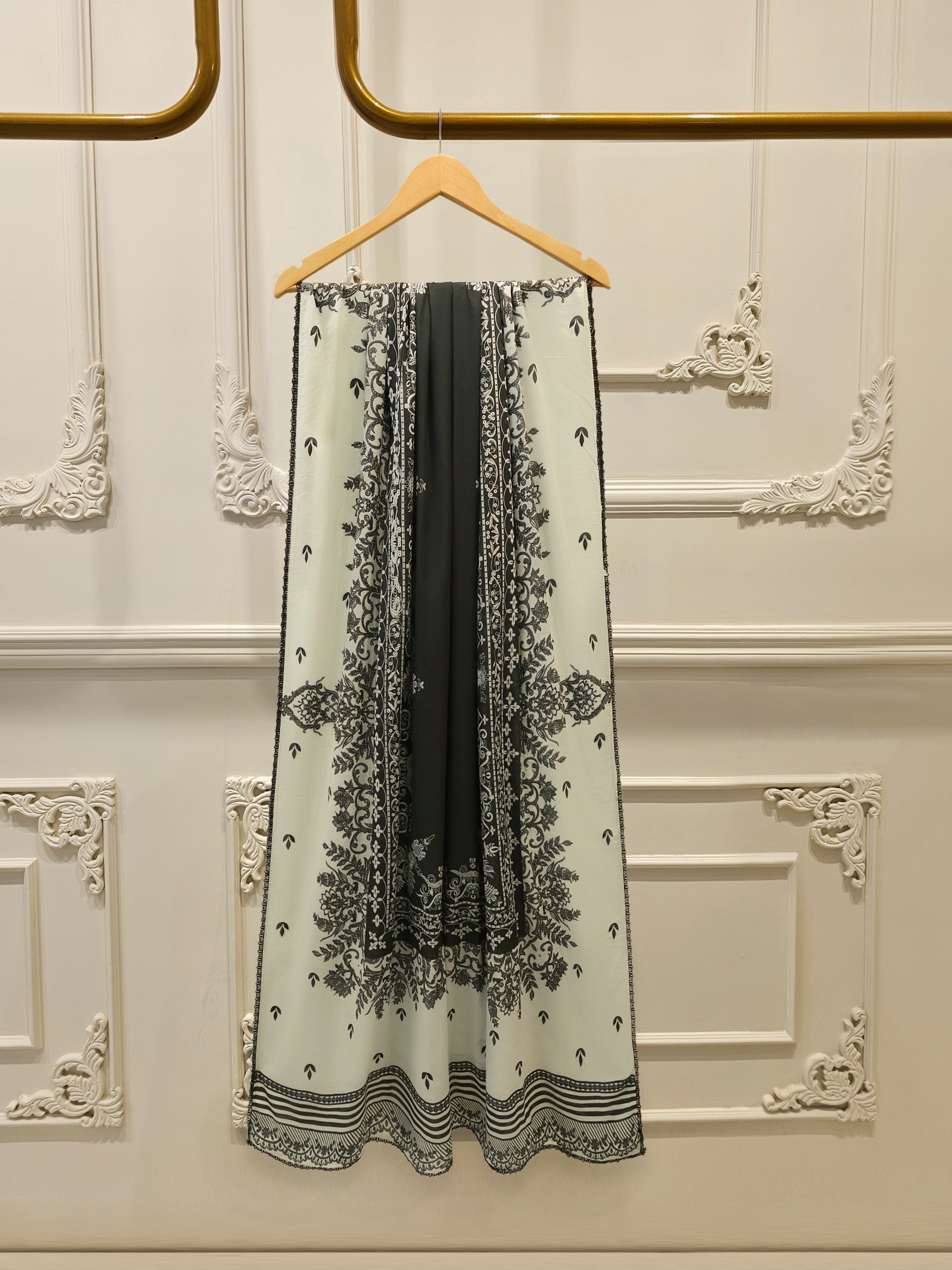 2-Piece Digital Printed Cambric Suit S114732