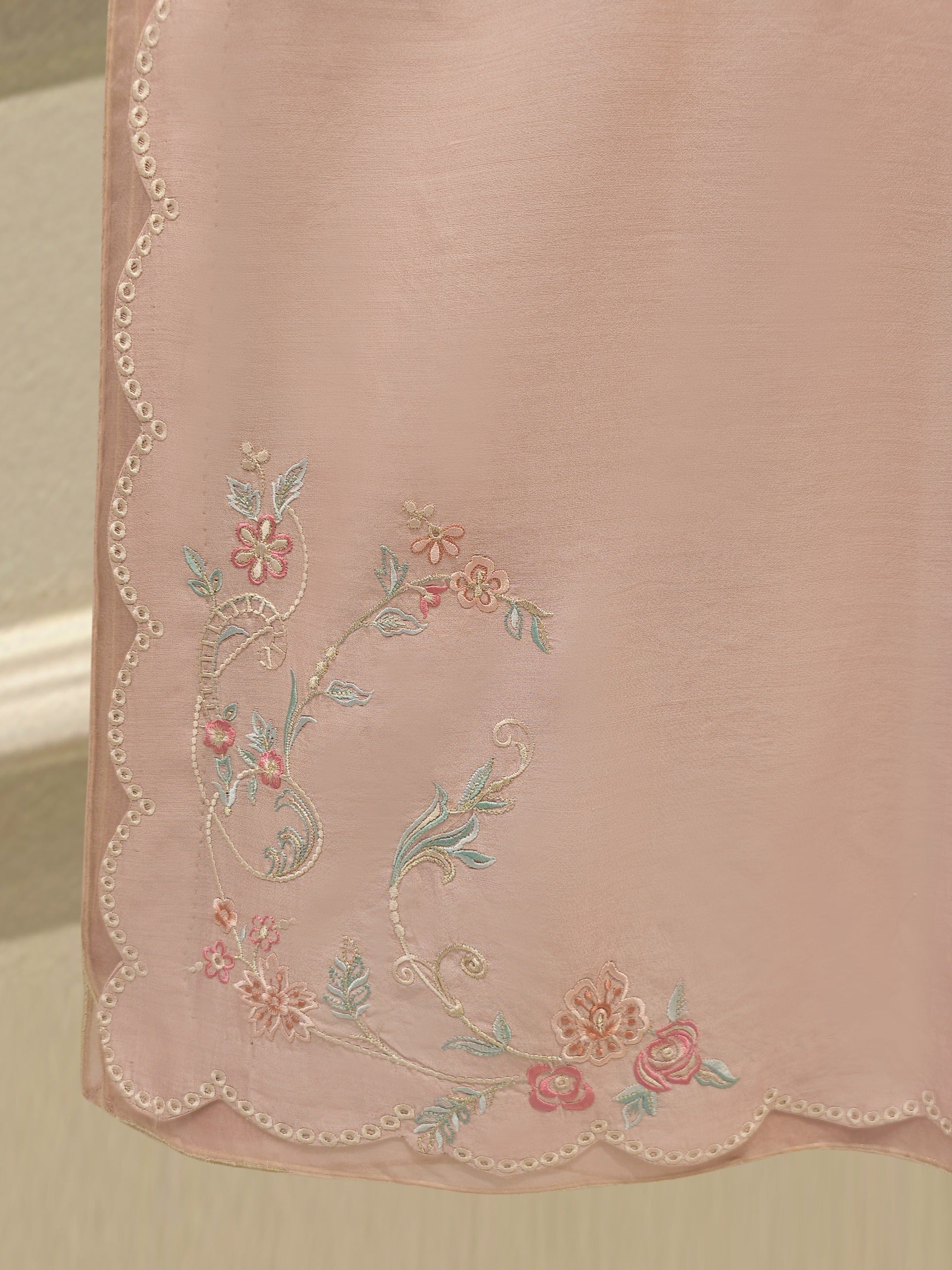3 Piece - Pure Khaddi Silk Embroidered Suit S114730