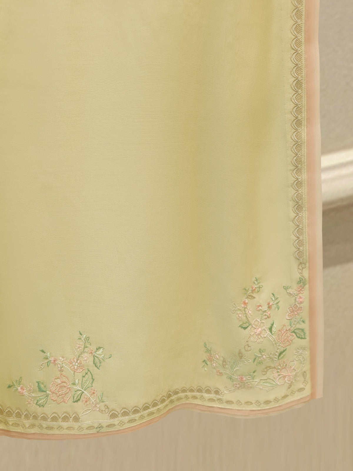 3 Piece - Pure Khaddi Silk Embroidered Suit S114762