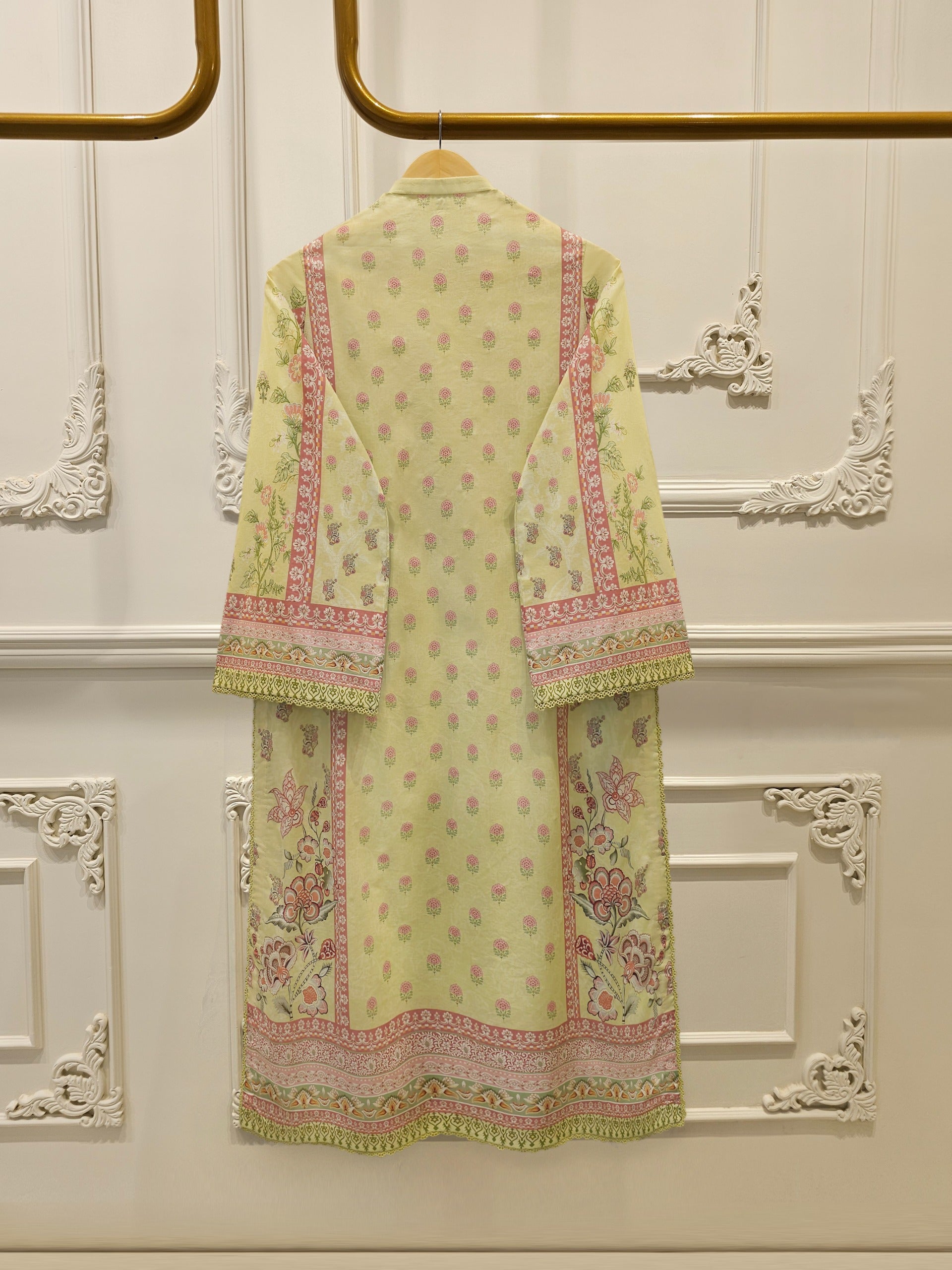2-Piece Digital Printed Cambric Suit S114805