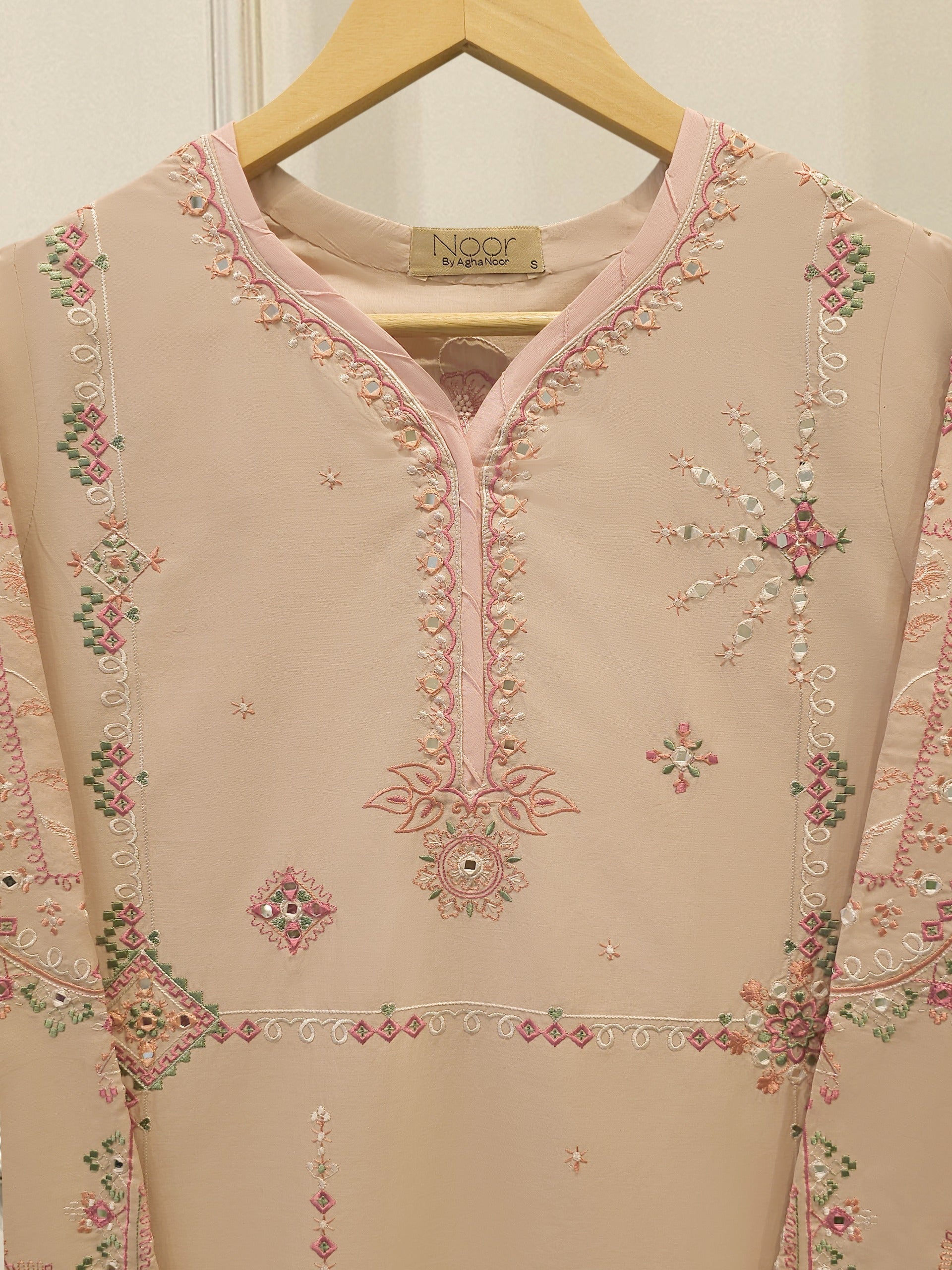 2 Piece - Embroidered Cambric Suit WS00338