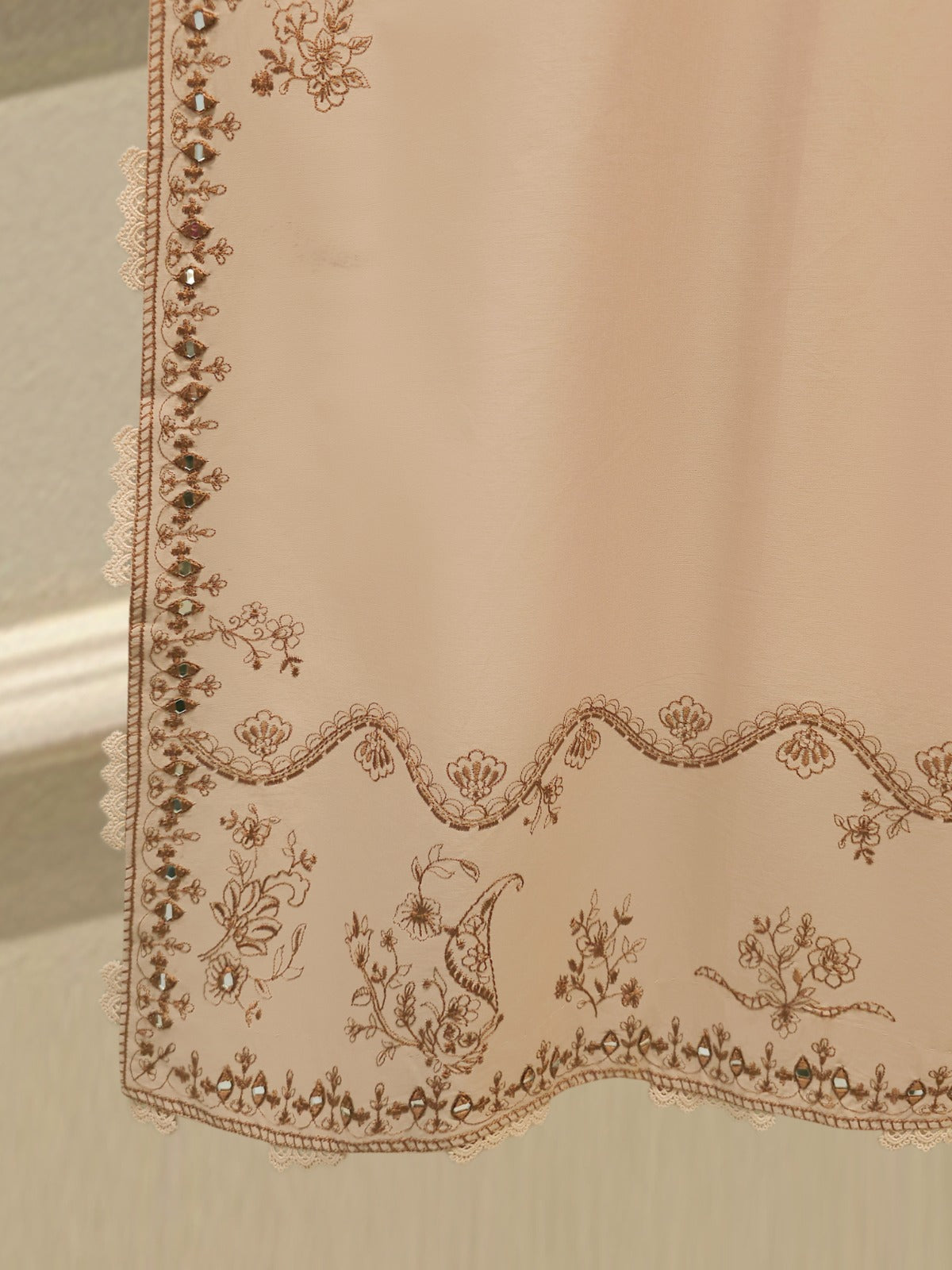 2 Piece - Embroidered Cambric Suit S114806