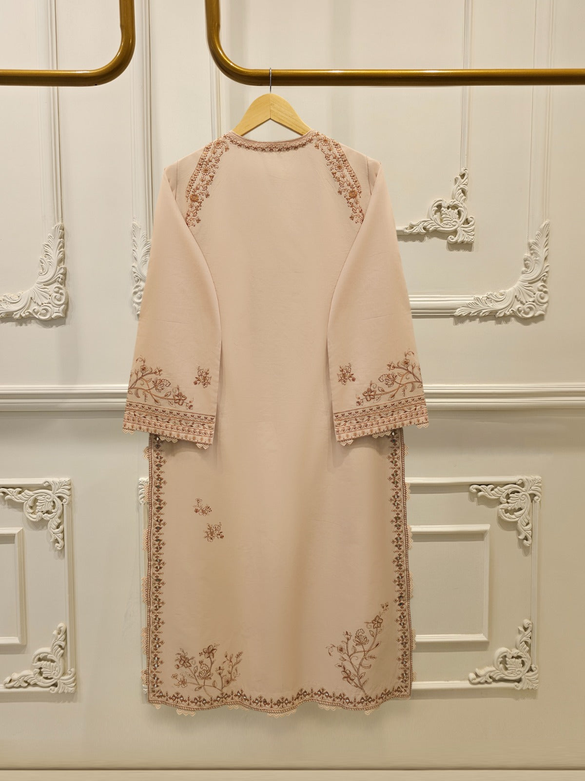 2 Piece - Embroidered Cambric Suit S114806