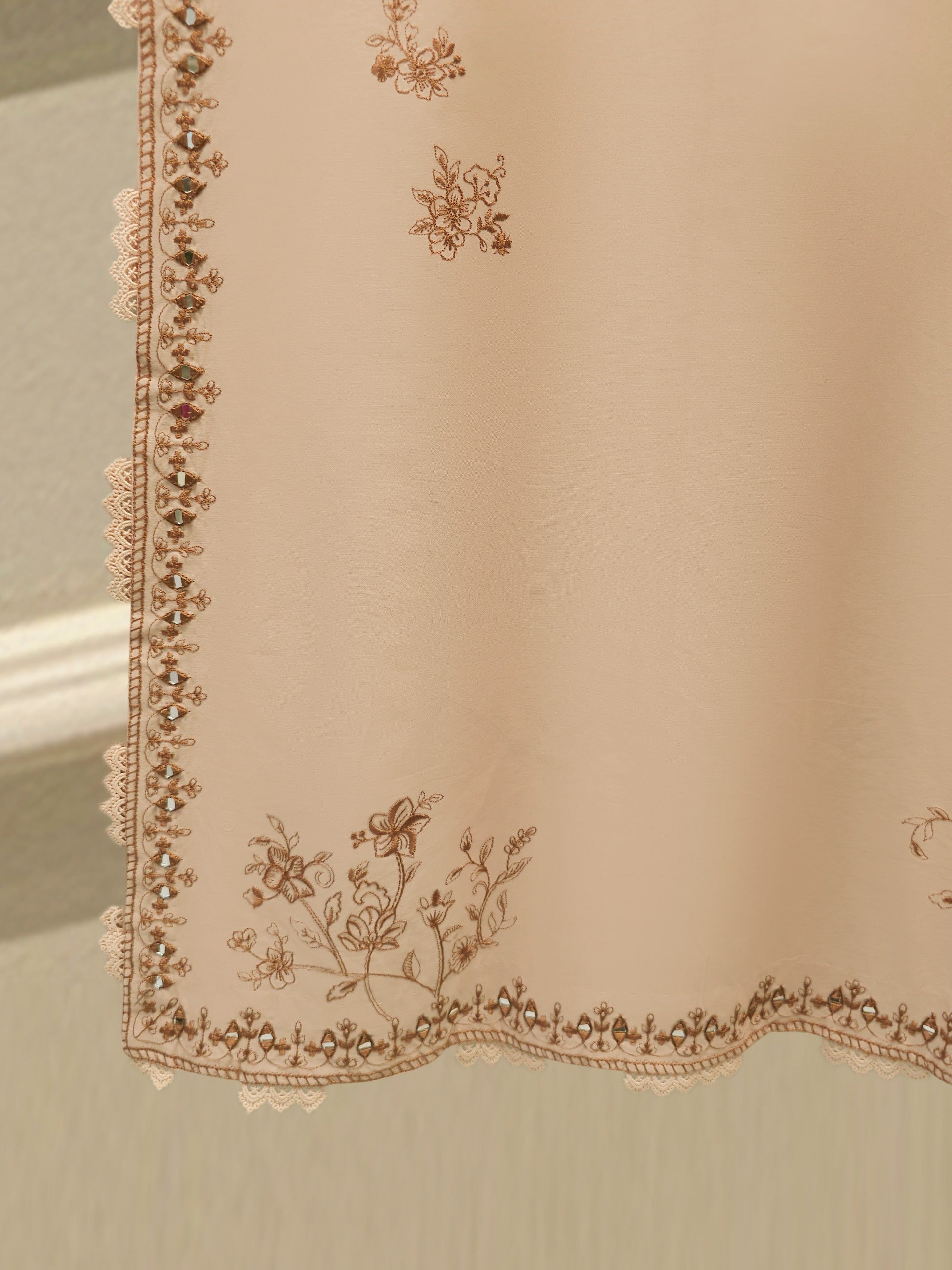 2 Piece - Embroidered Cambric Suit S114806