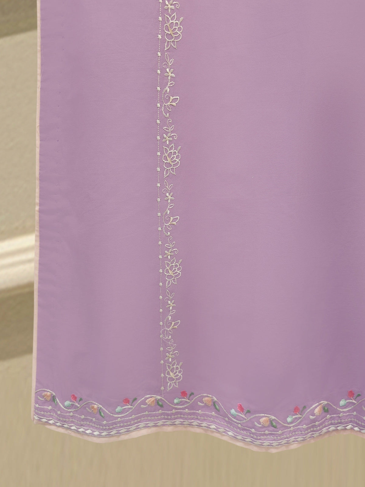 2 Piece - Embroidered Cambric Suit S115007