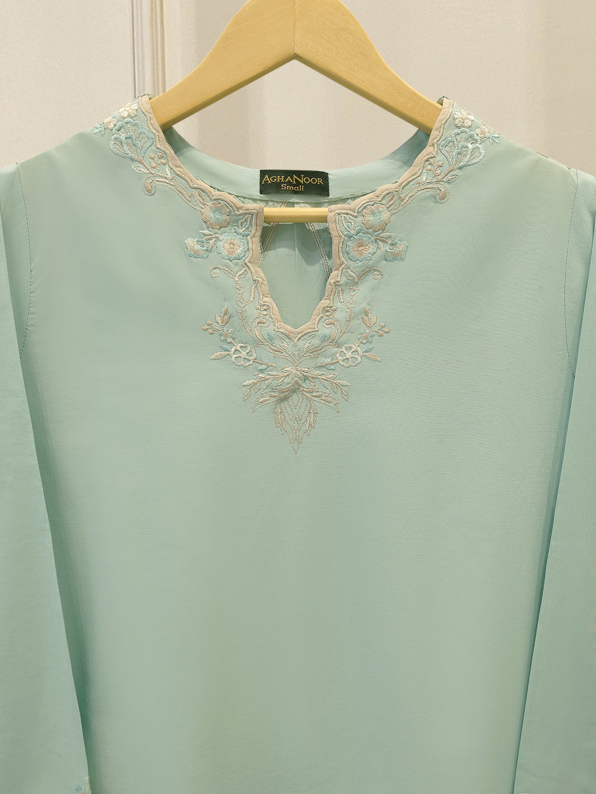 2 Piece - Embroidered Cambric Suit S115005