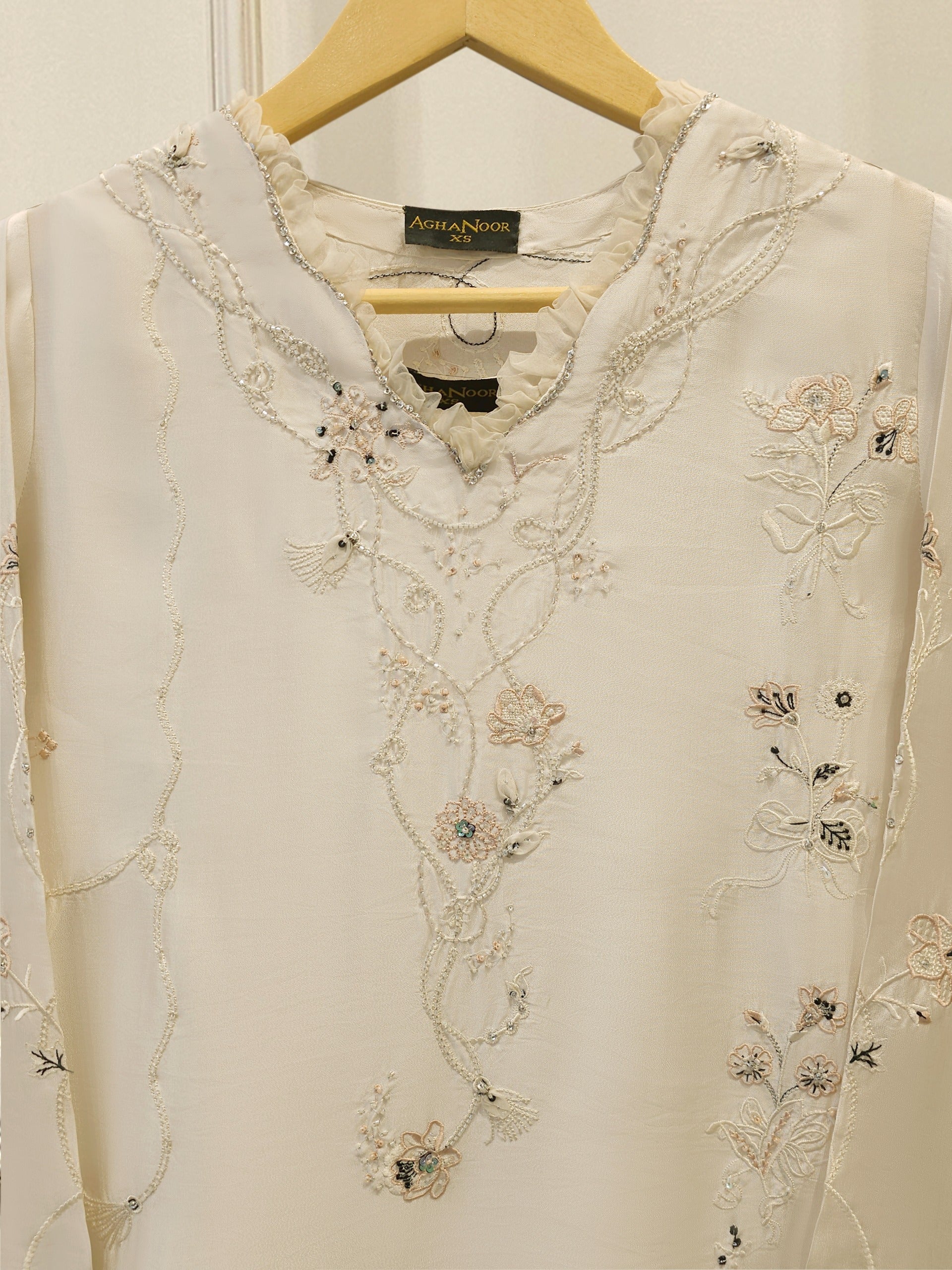 2 Piece- Pure Shisha Silk Embroidered Suit S114985