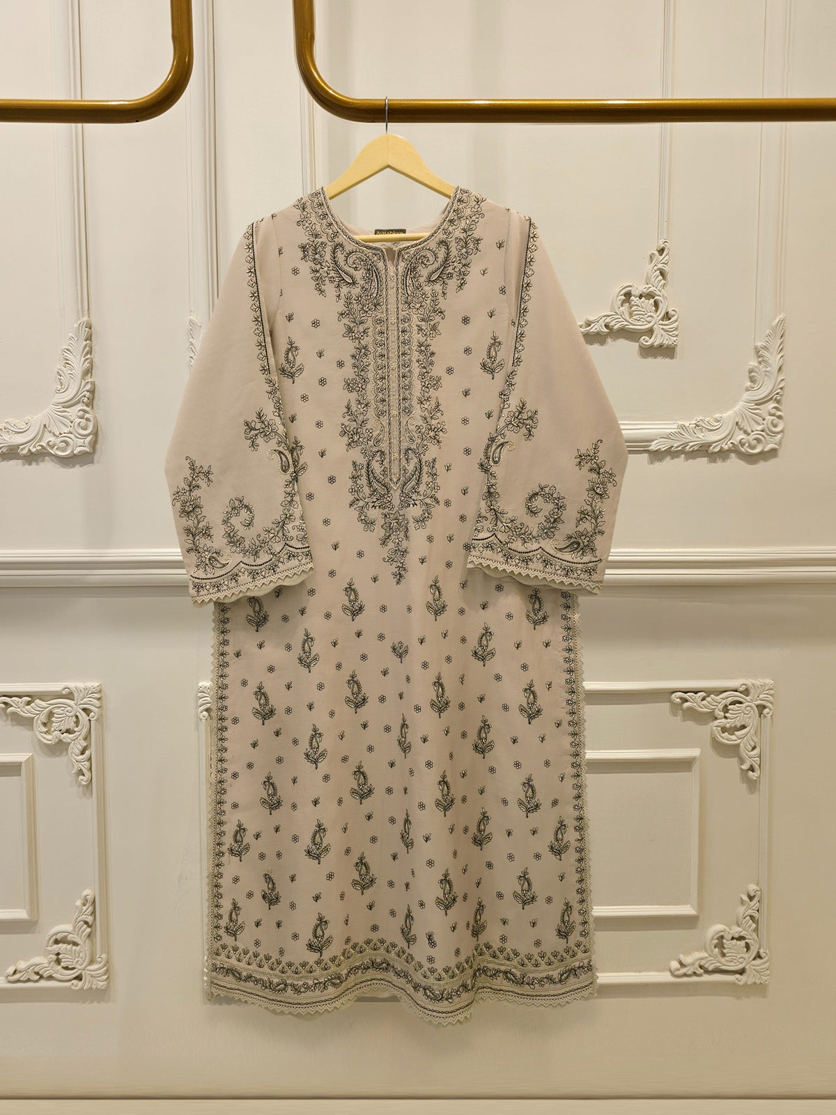 2 Piece - Embroidered Kora Cotton Suit S115170