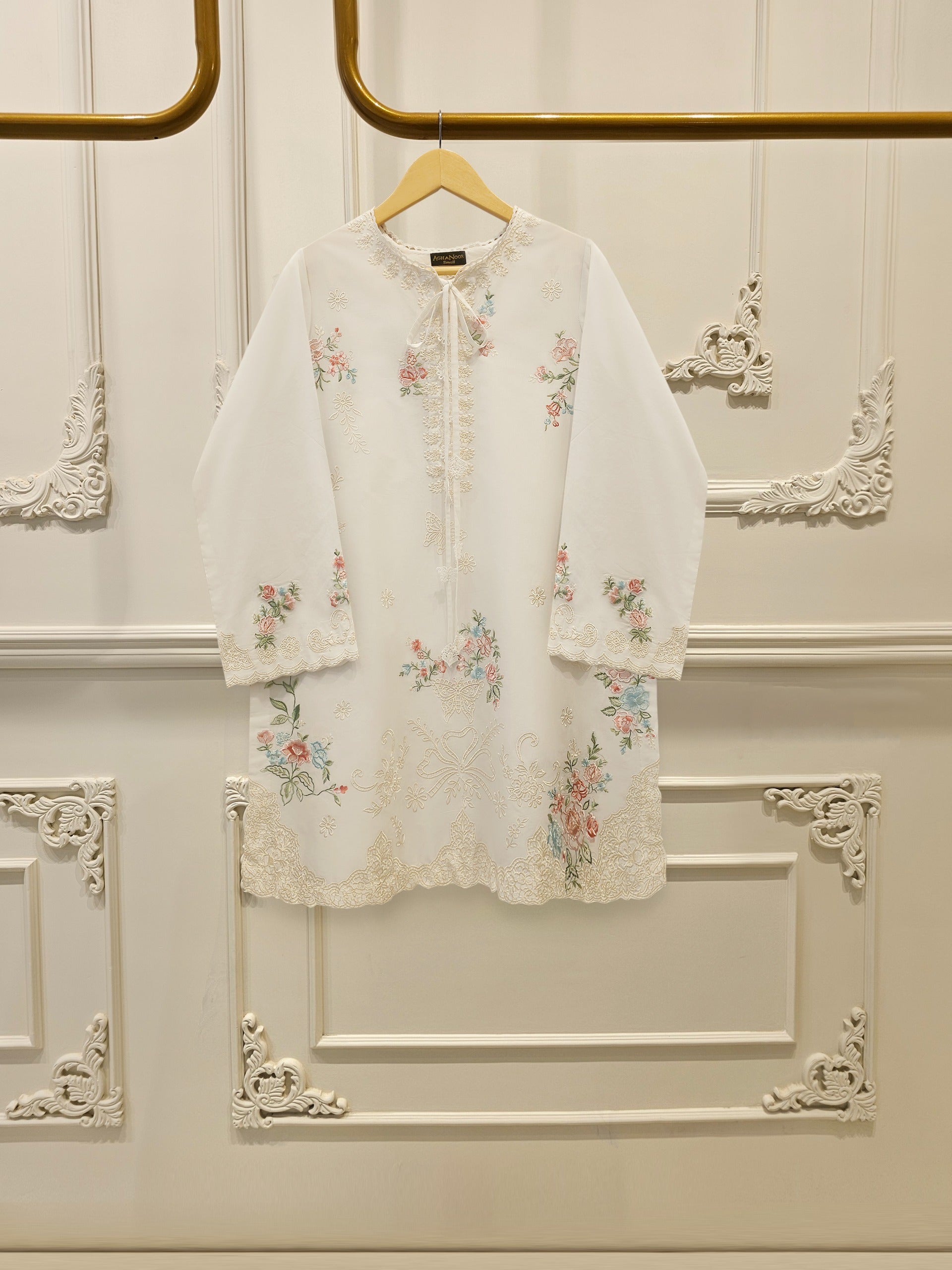 2 Piece - Embroidered Cambric Suit S115236