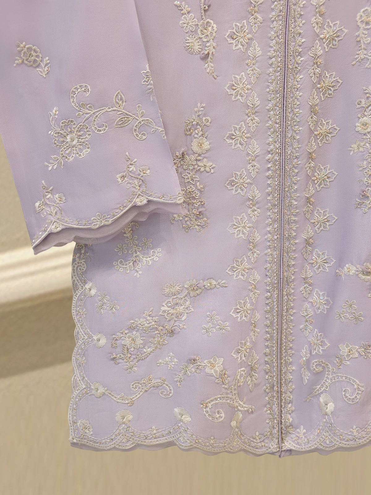 2 Piece- Pure Sheesha Silk Embroidered Suit S115245