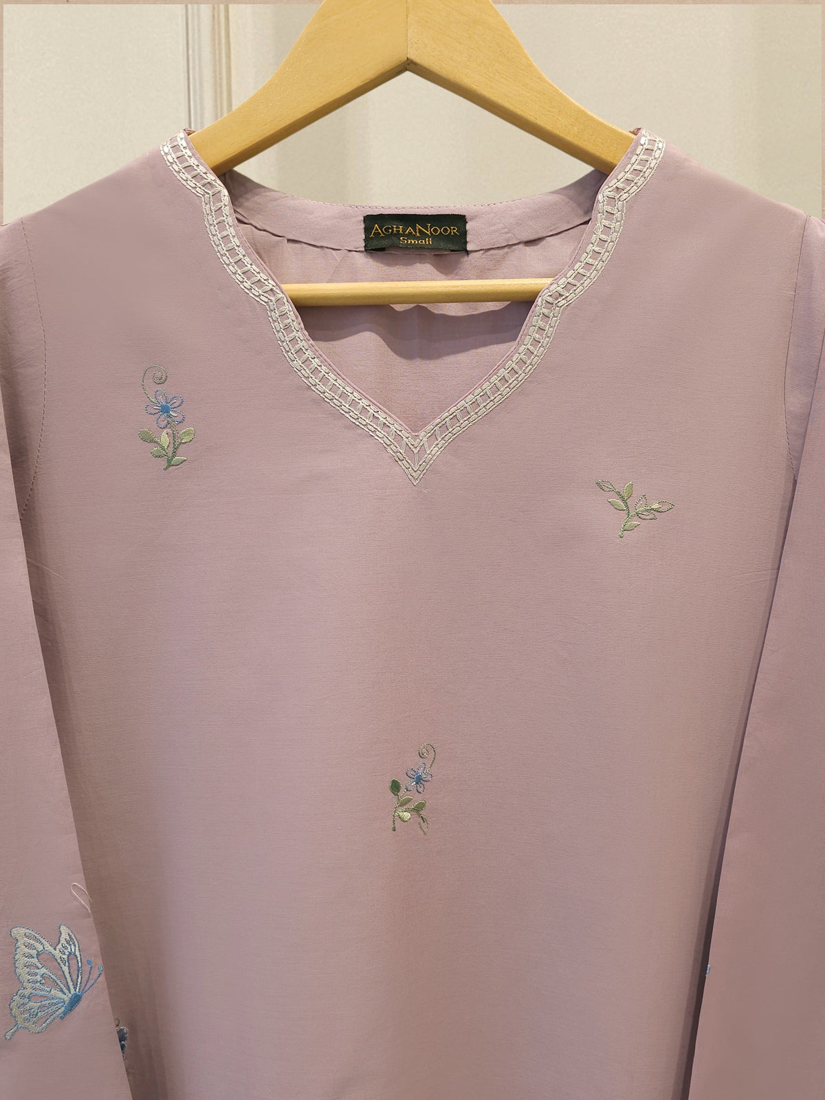 2 Piece - Embroidered Cambric Suit S115354