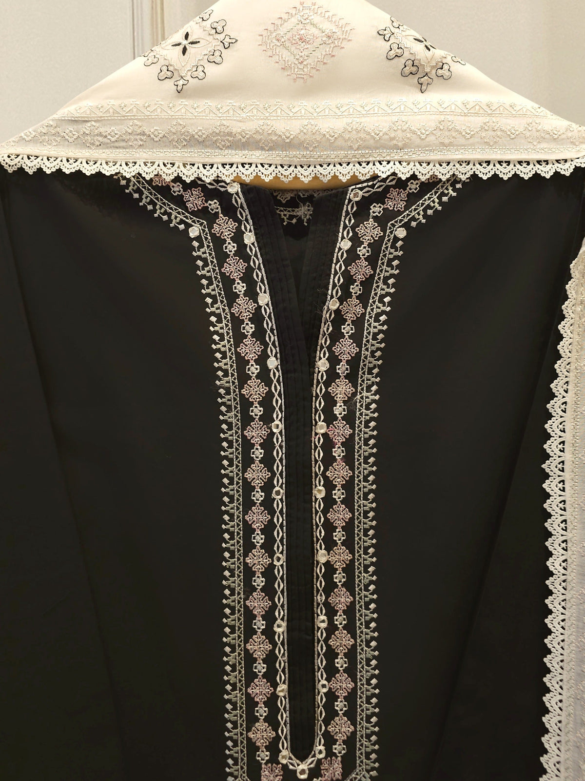 2 Piece - Embroidered Cambric Suit S115370