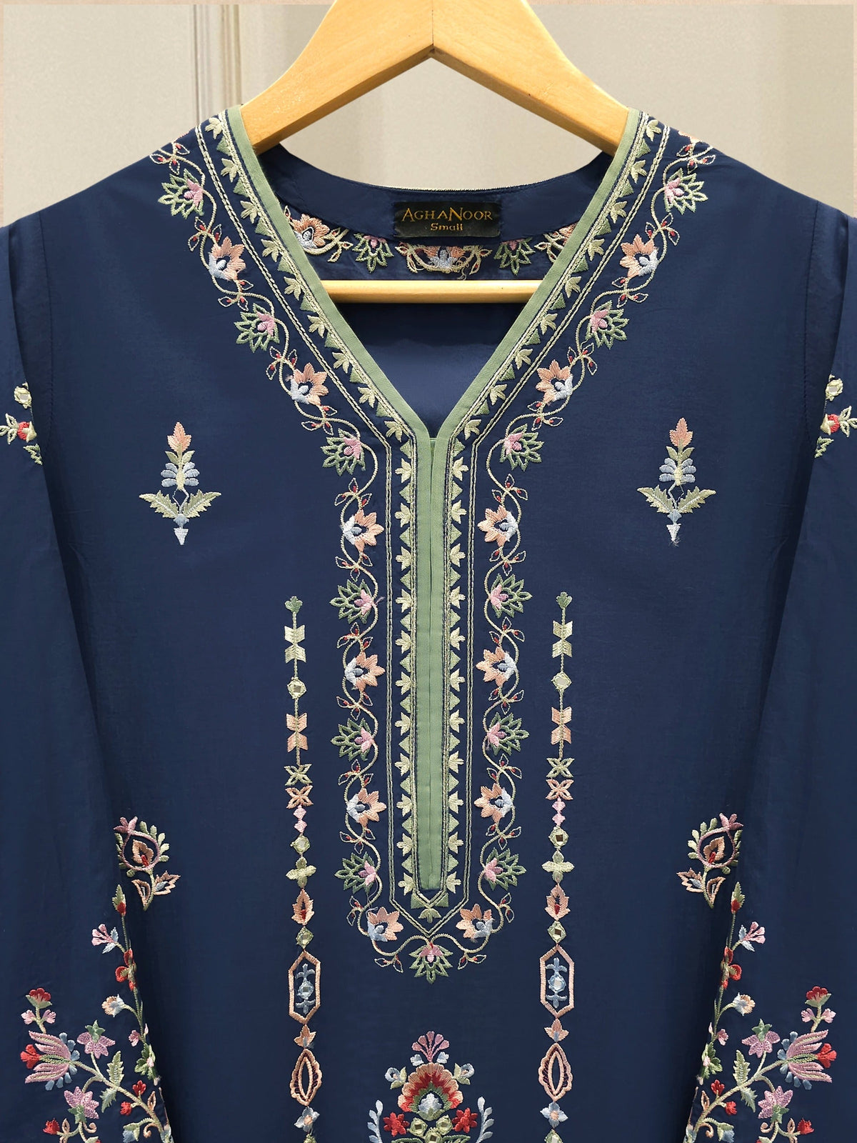 2 Piece - Embroidered Cambric Suit S115396