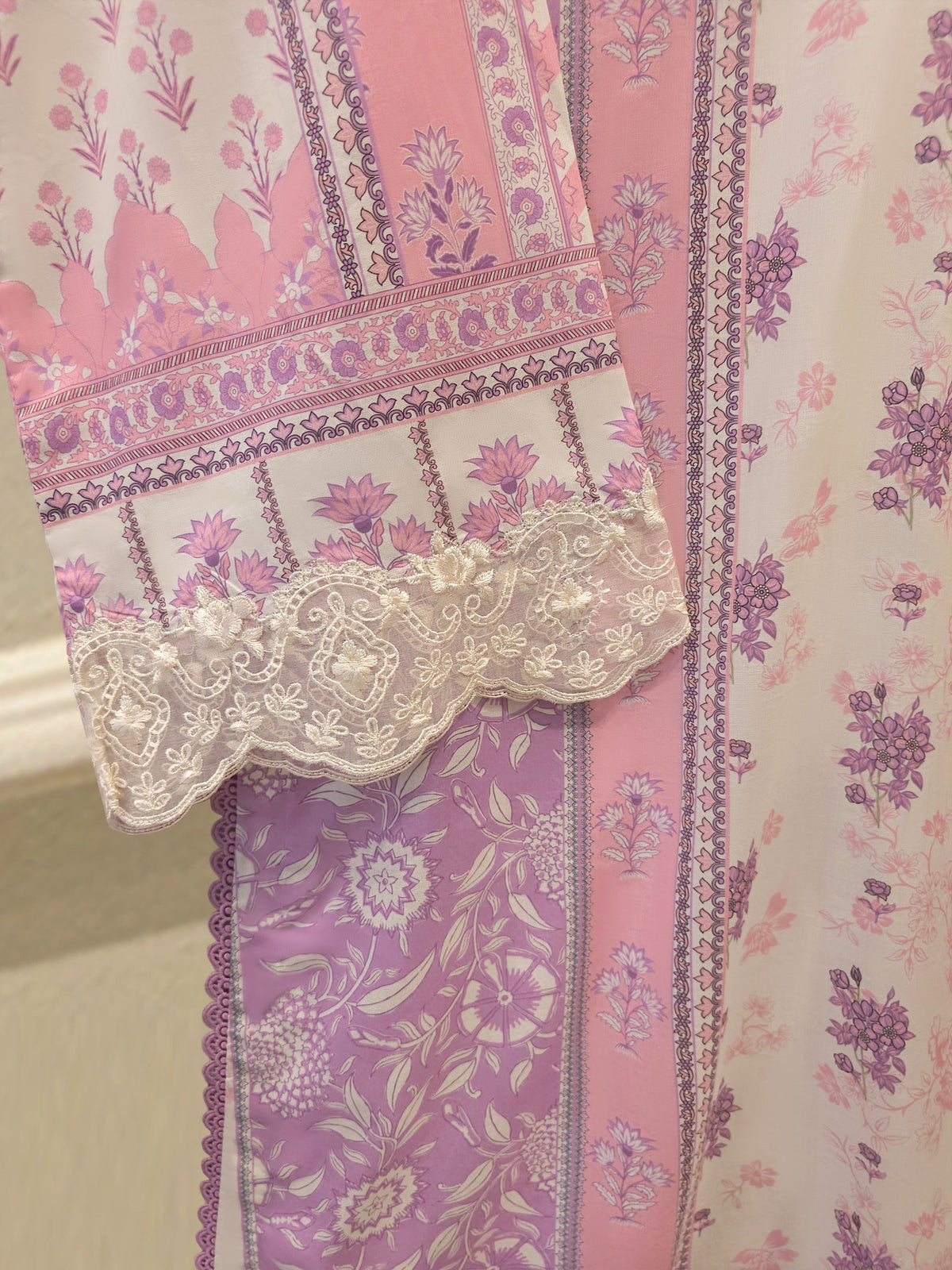 2 Piece - Digital printed Cambric Suit S115572