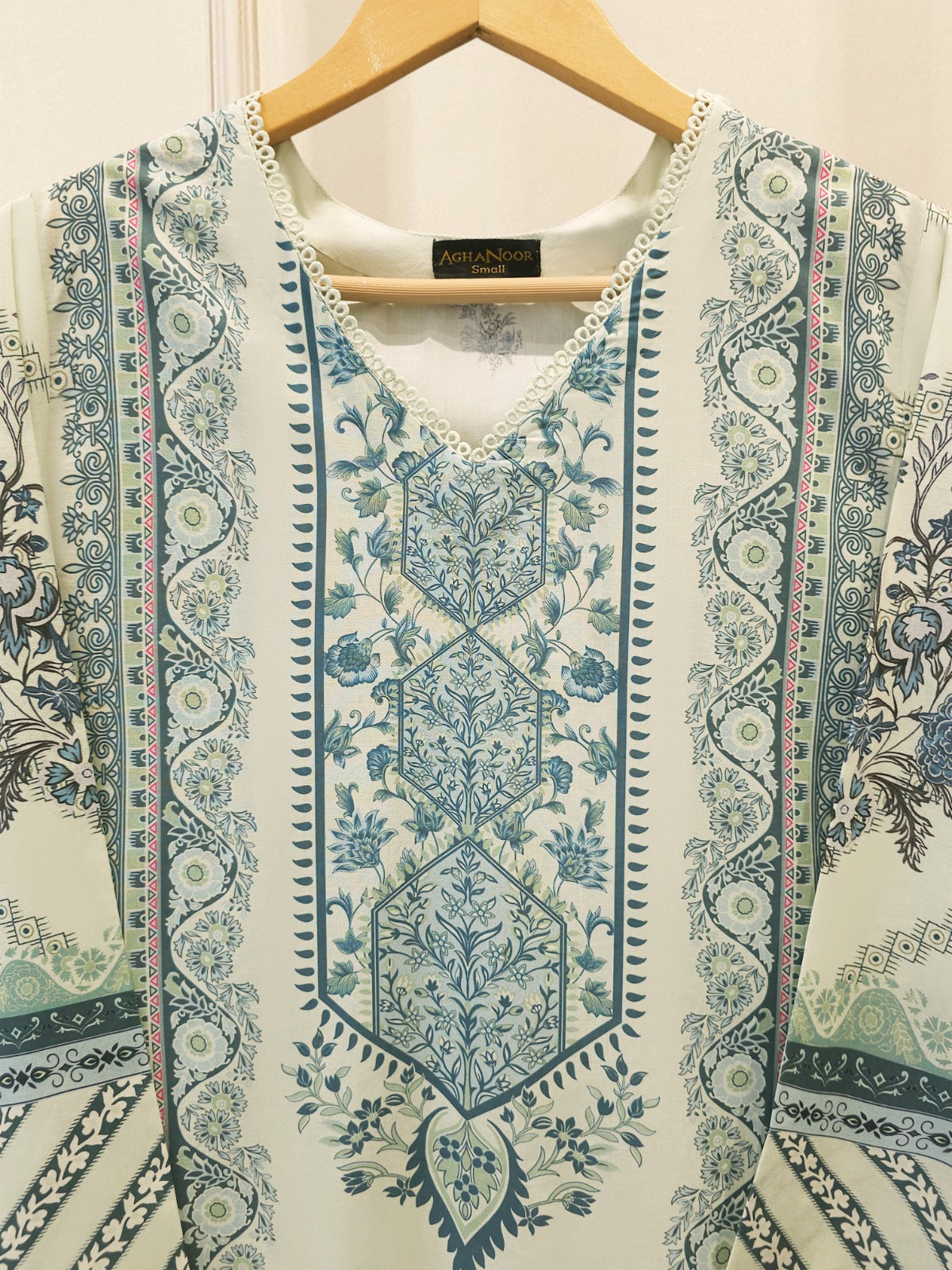 Digital printed lawn shirt-S115661