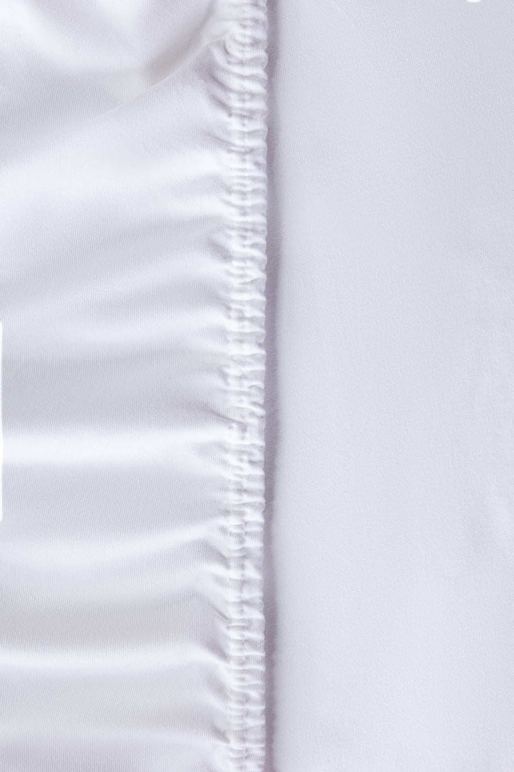 White Water Repellent Jersey Fitted Sheet 25