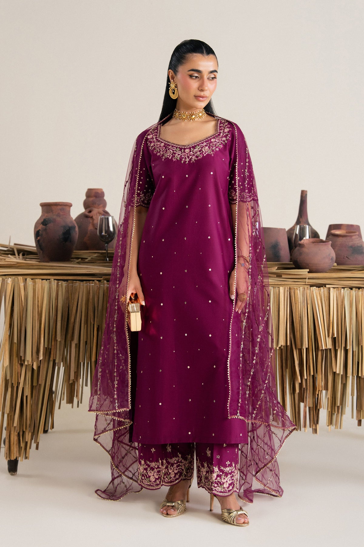 Yalina 3Pc - Festive Eid Pret