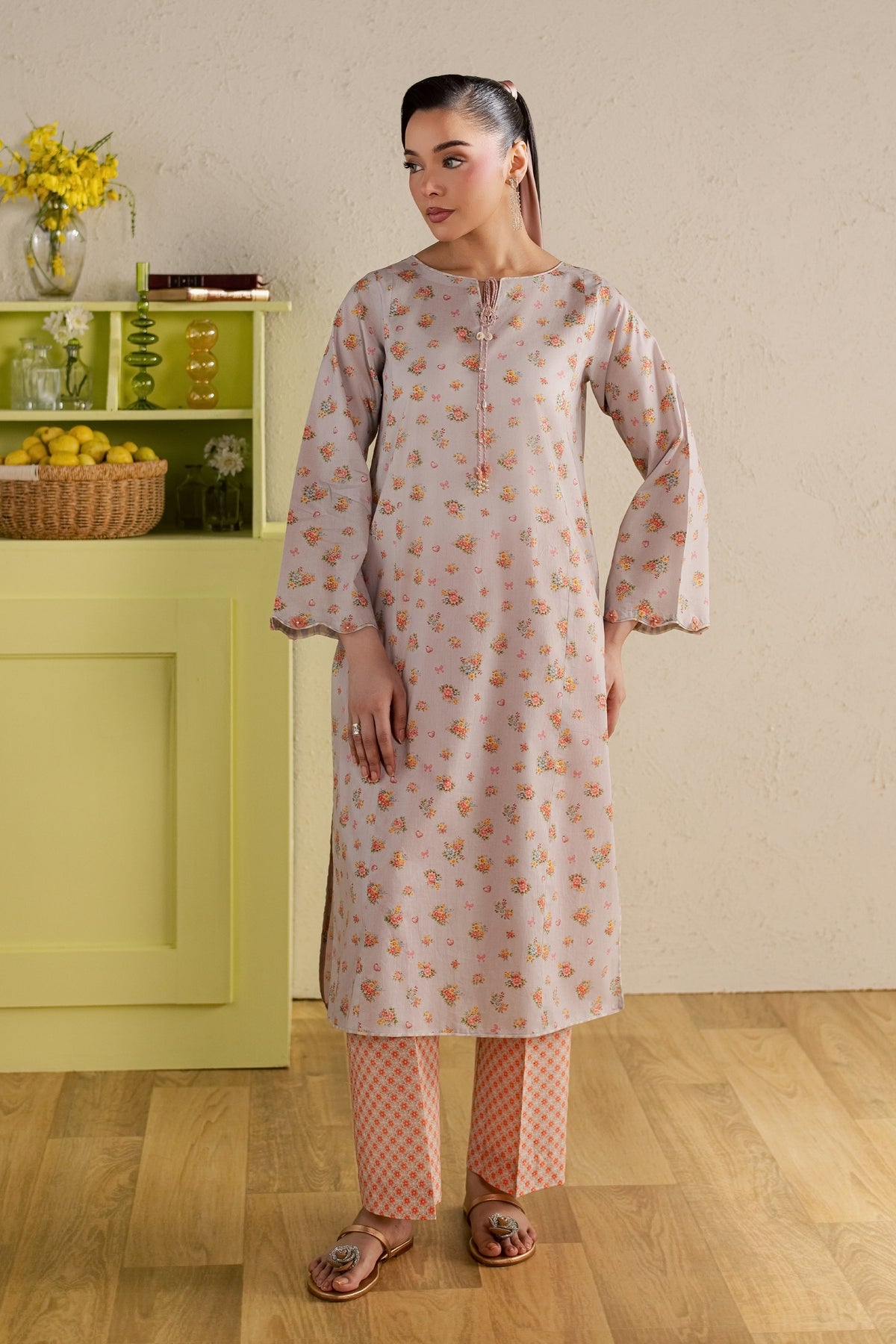 Yanny 2Pc - Printed Lawn Dress