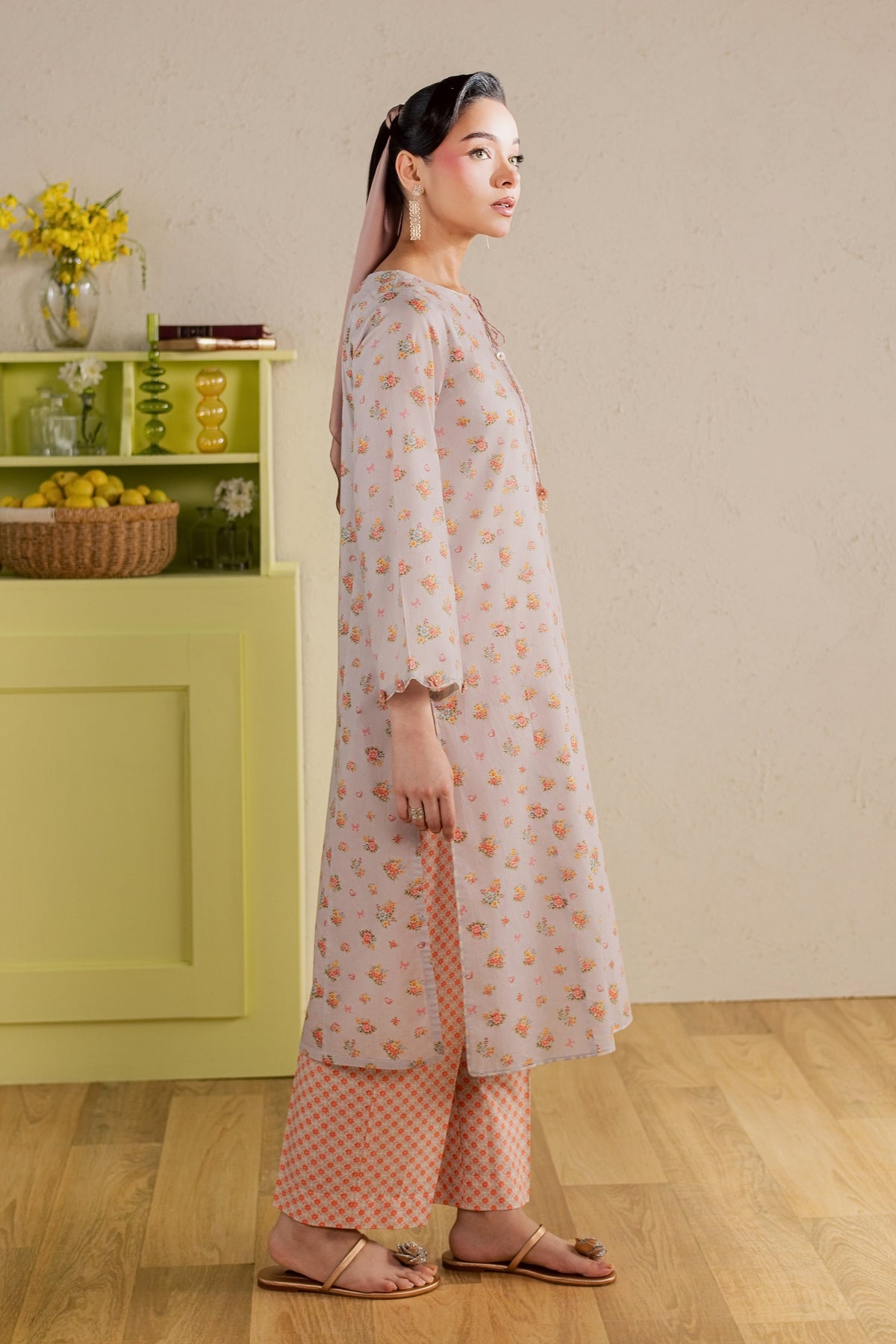 Yanny 2Pc - Printed Lawn Dress