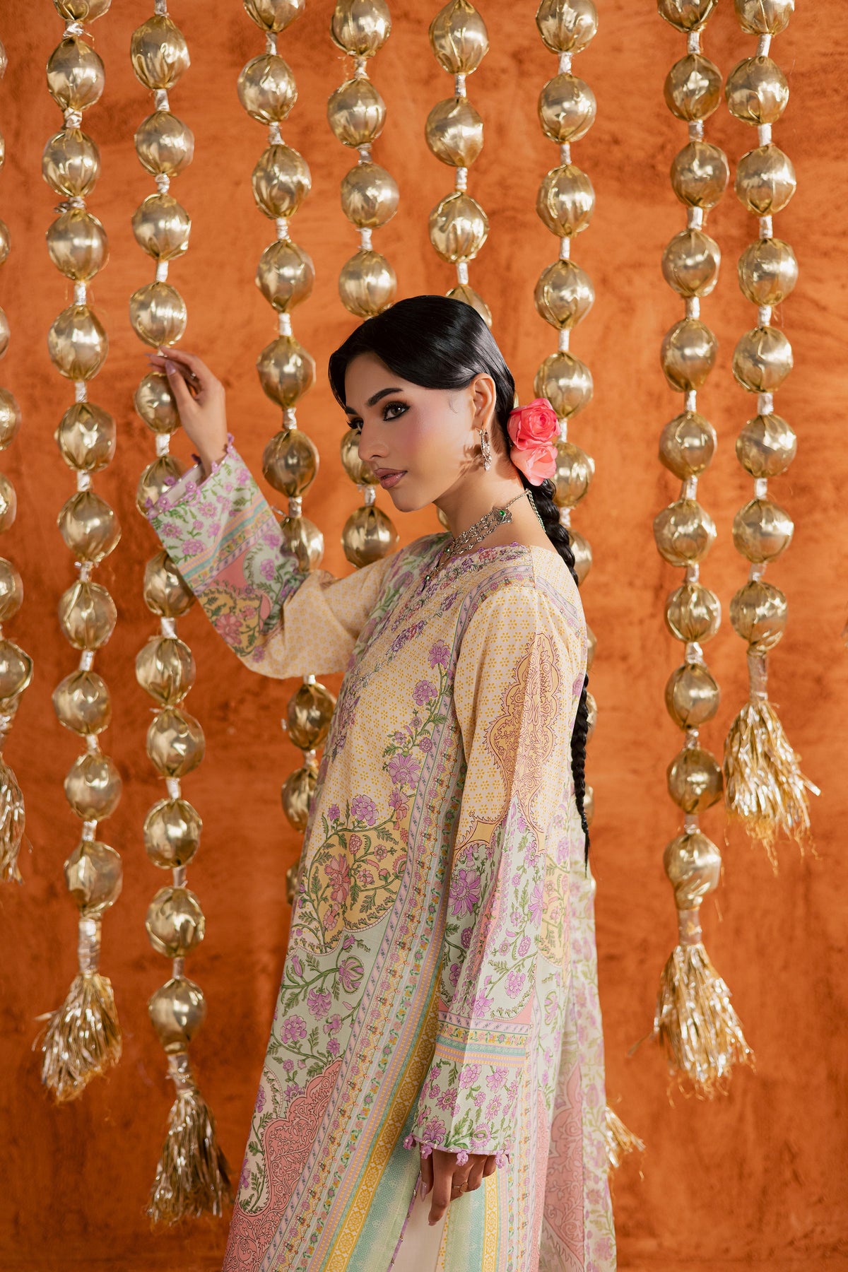 Yellow Tofu 3Pc - Printed Lawn Dress