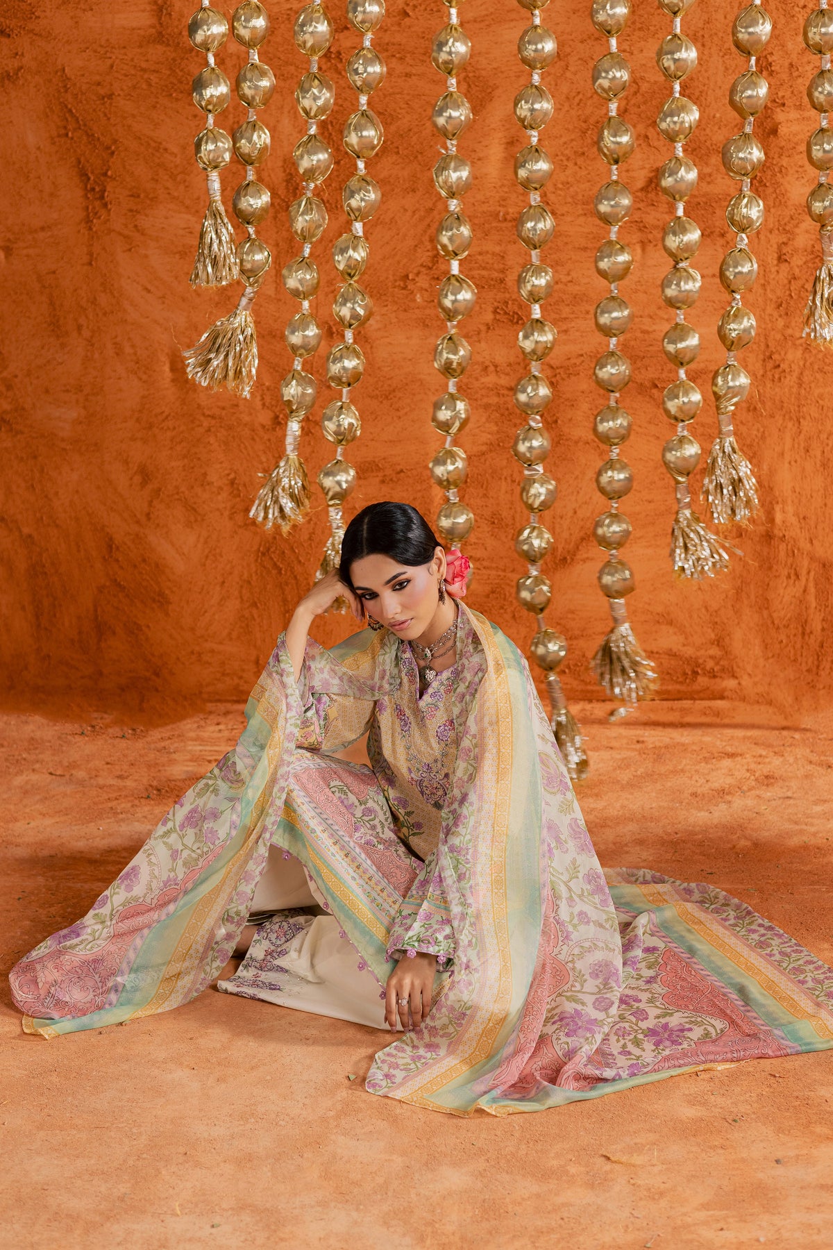 Yellow Tofu 3Pc - Printed Lawn Dress