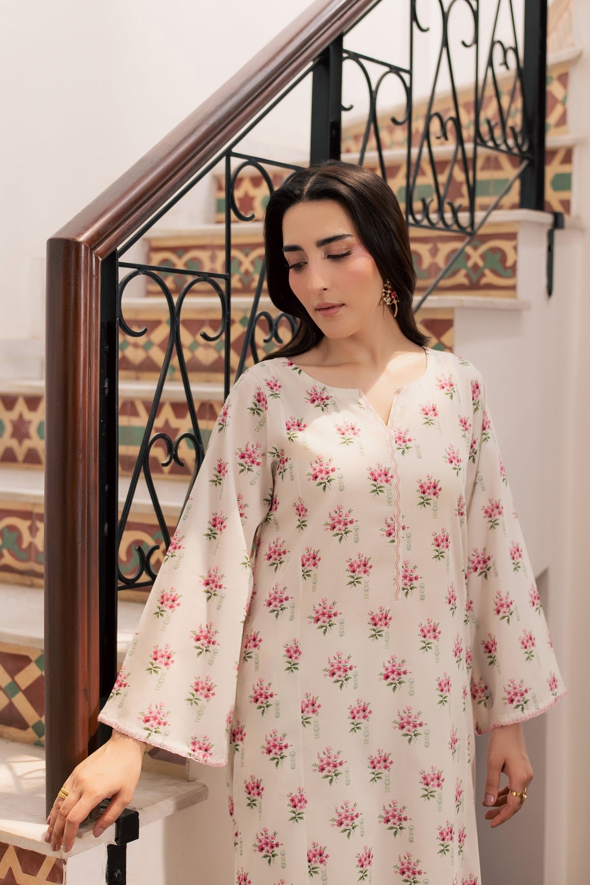 Yugioh 2Pc - Printed Lawn Dress
