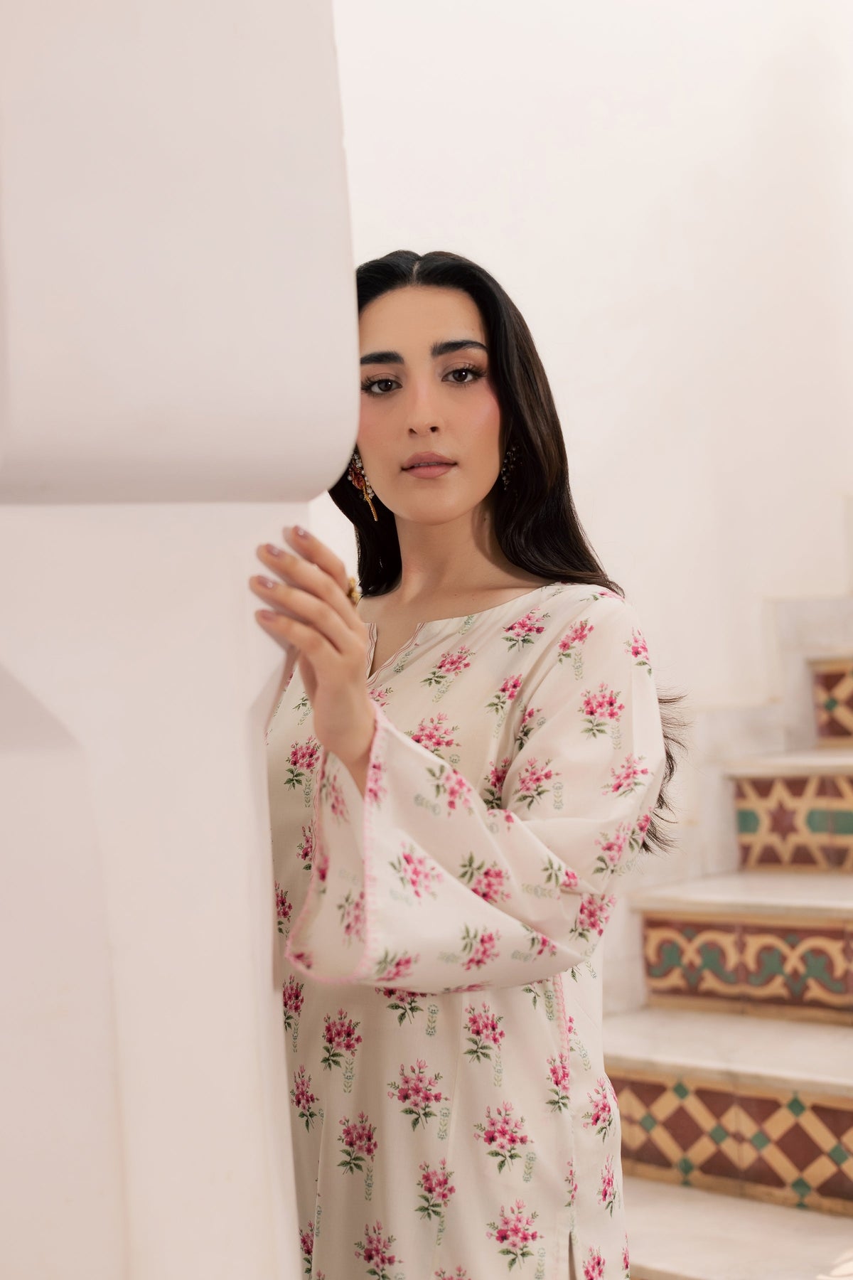 Yugioh 2Pc - Printed Lawn Dress