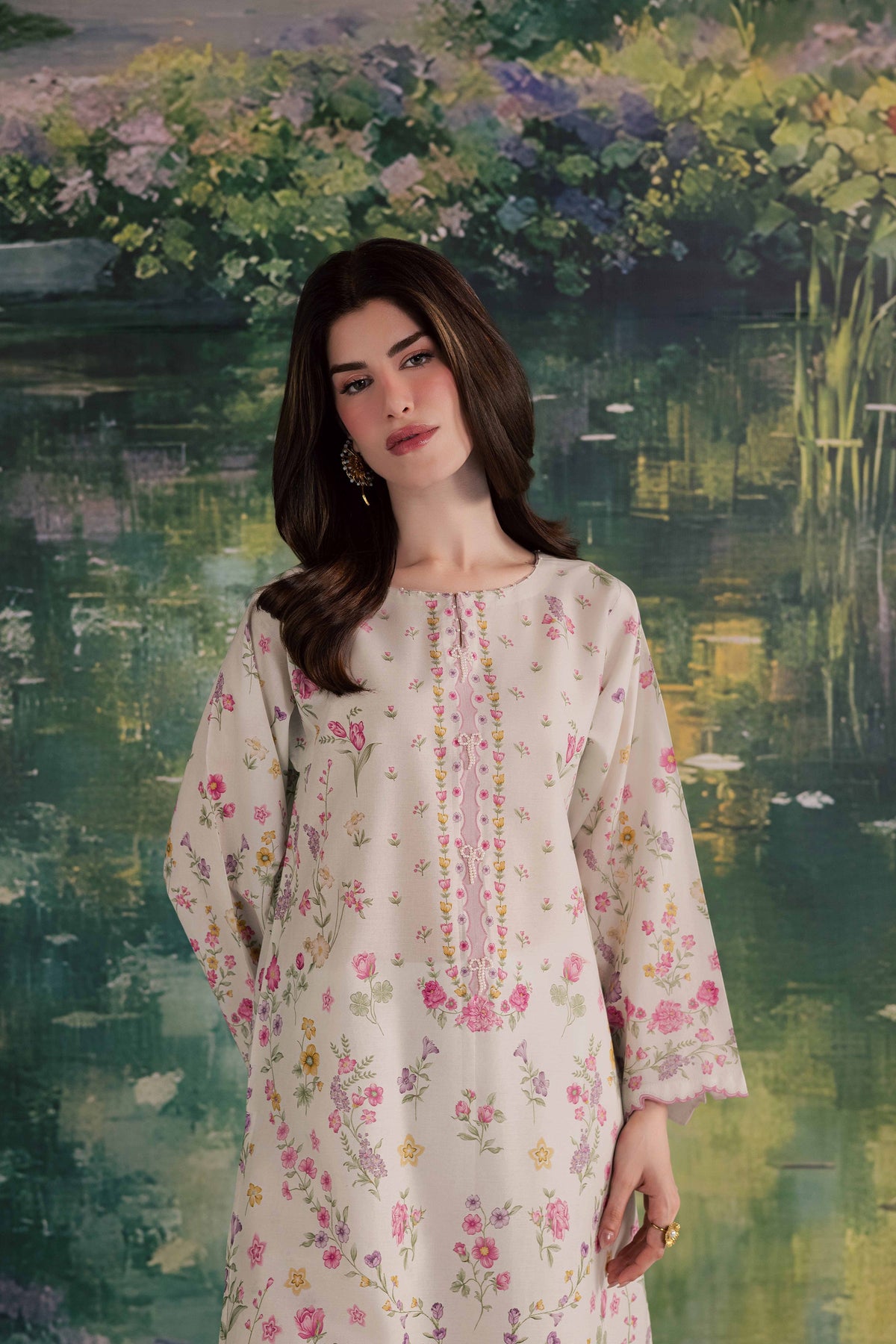 Yuki B 2Pc - Printed Lawn Dress