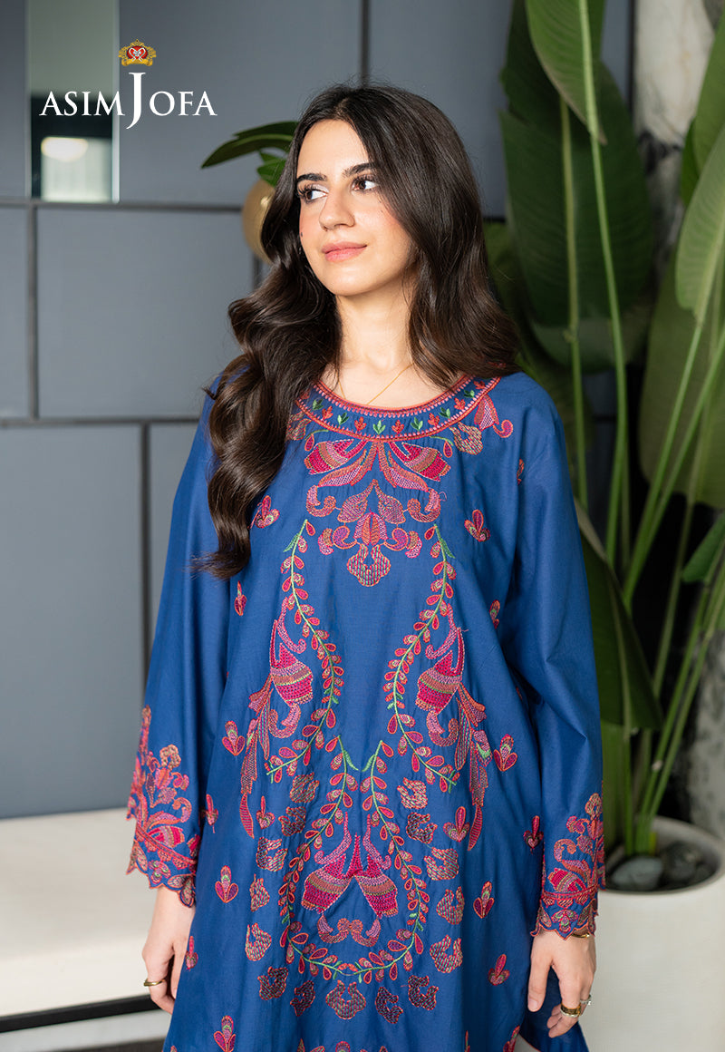AJPBE-06 Embroidered Cambric Stitched 2 Pcs