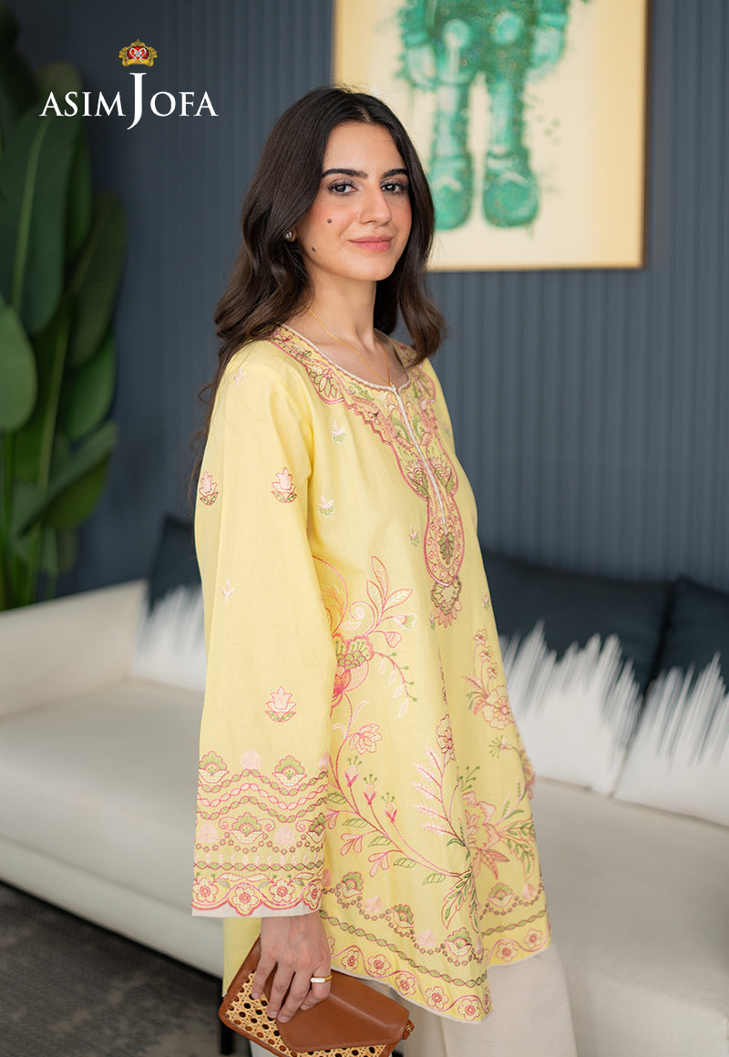 AJPBE-08 Embroidered Cambric Stitched 2 Pcs