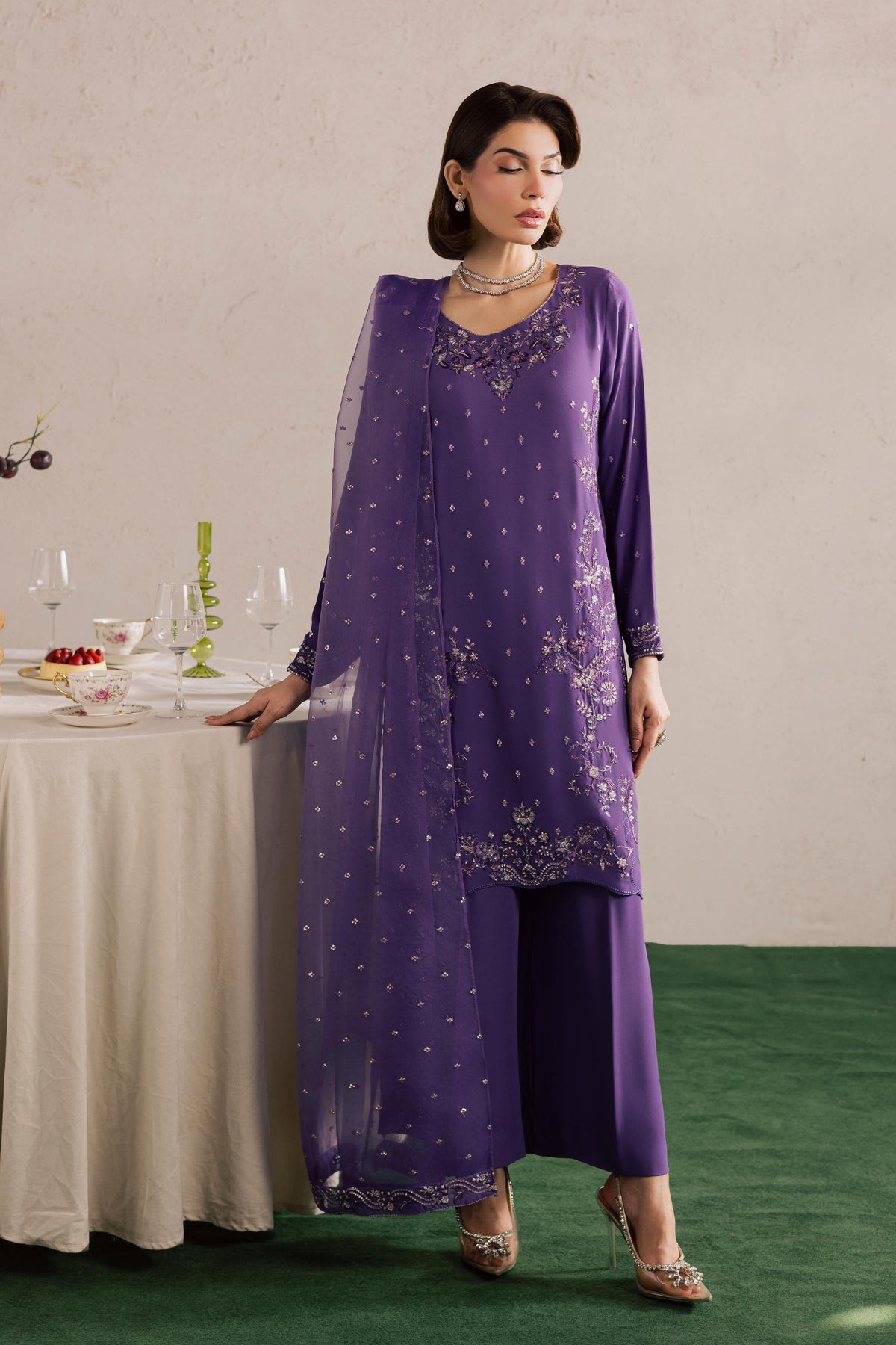 Zareen 3Pc - Festive Luxury Formal