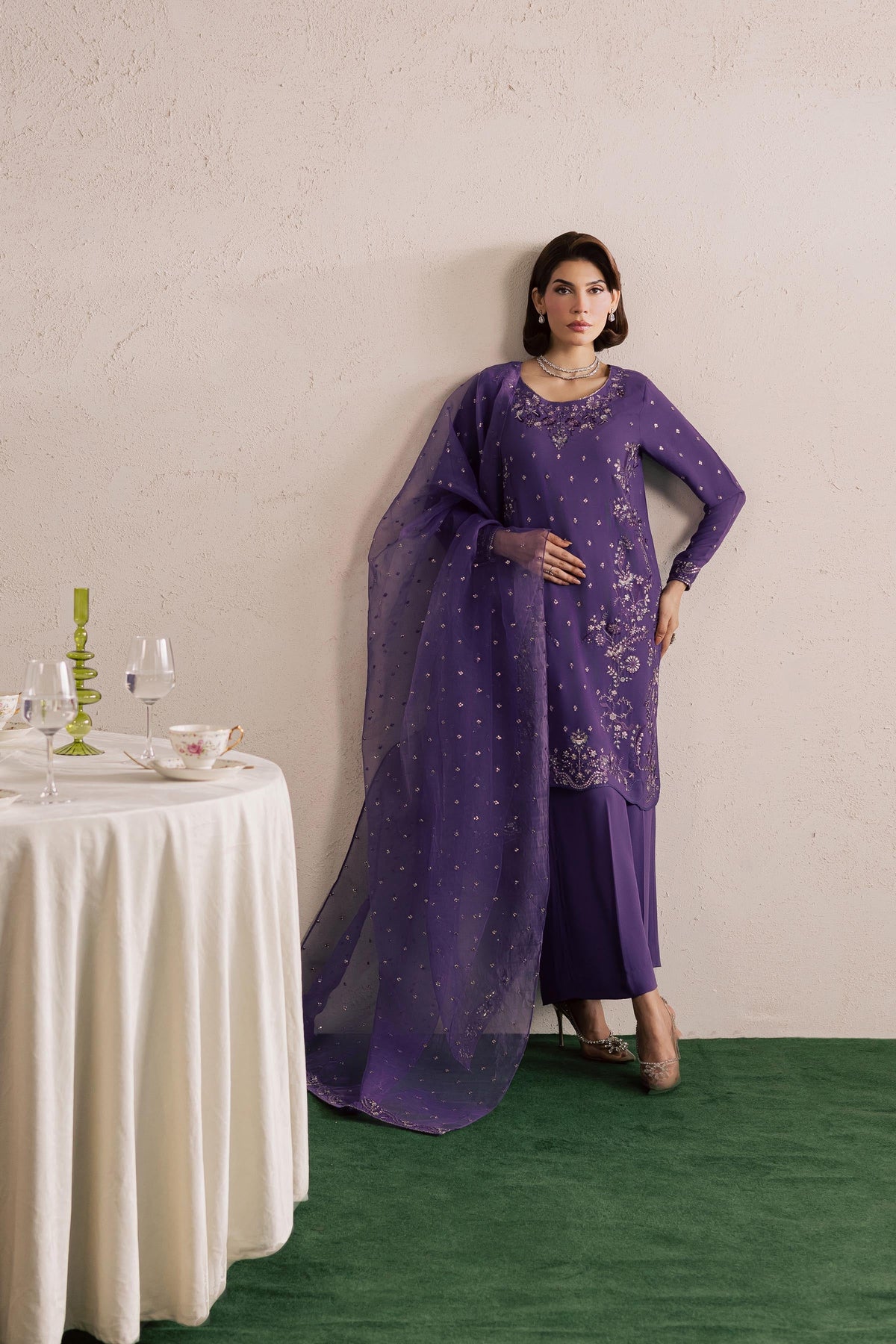 Zareen 3Pc - Festive Luxury Formal