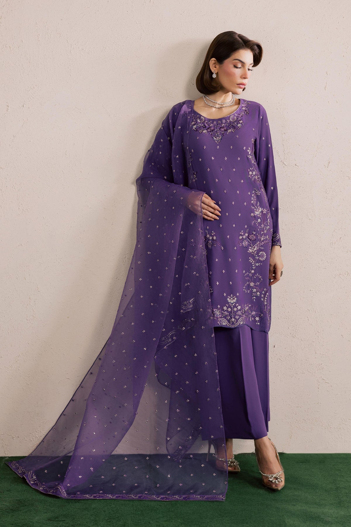 Zareen 3Pc - Festive Luxury Formal