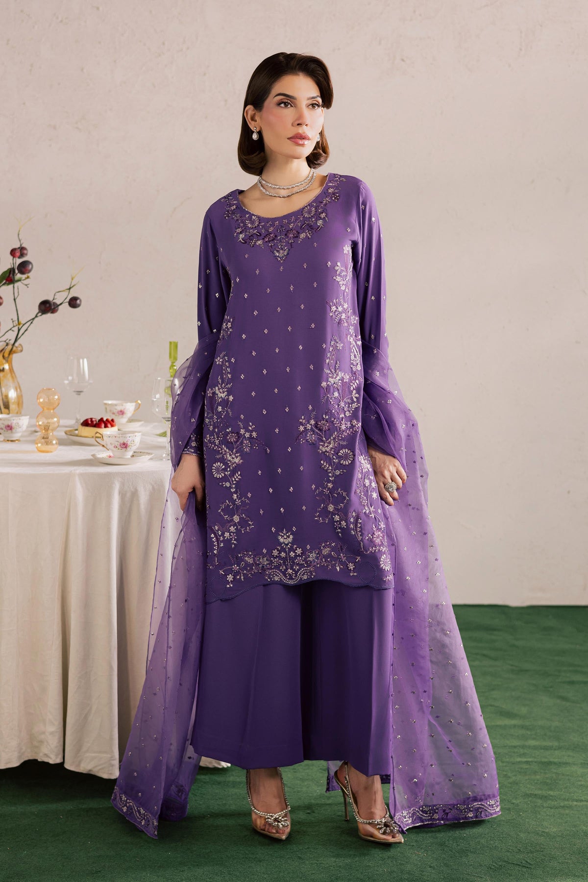 Zareen 3Pc - Festive Luxury Formal