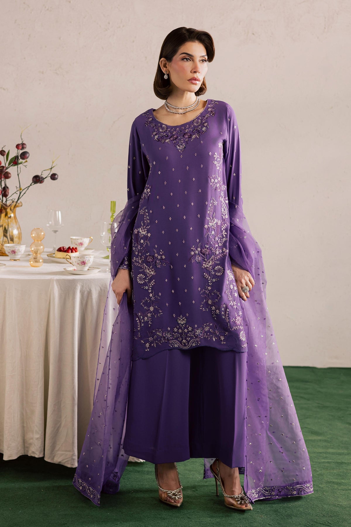 Zareen 3Pc - Festive Luxury Formal