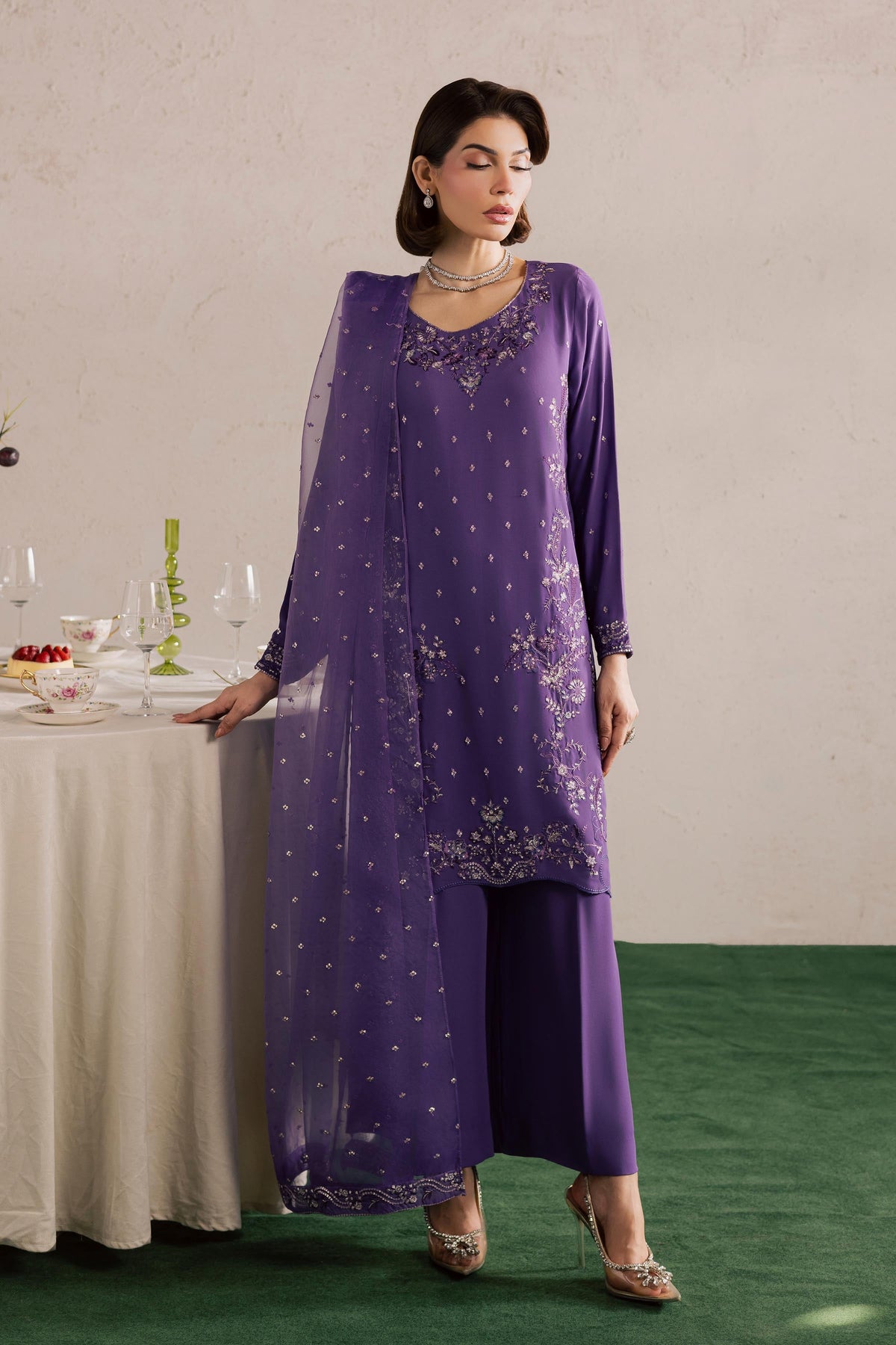 Zareen 3Pc - Festive Luxury Formal