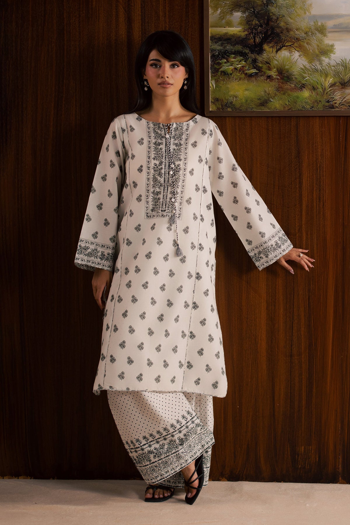 Zoyee 2Pc - Printed Lawn Dress