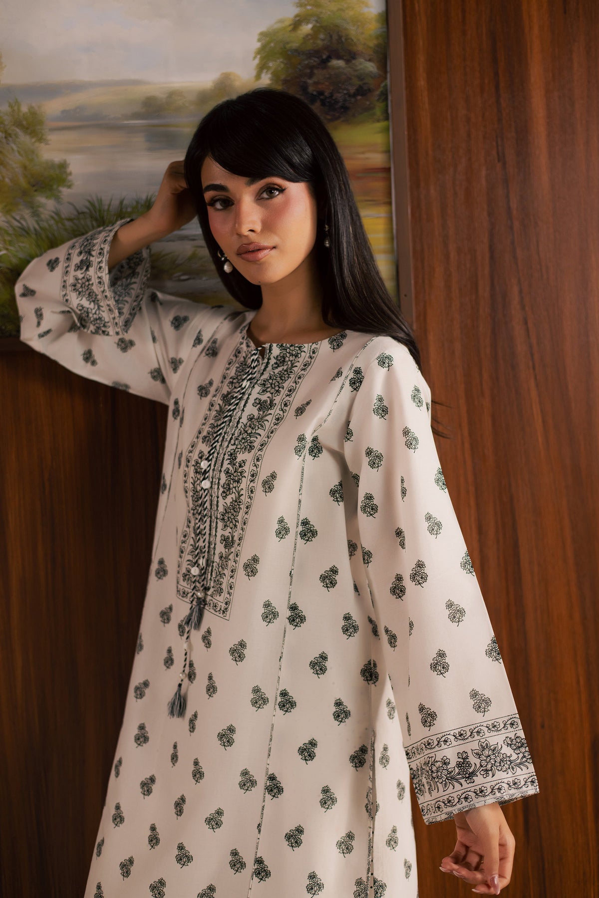 Zoyee 2Pc - Printed Lawn Dress