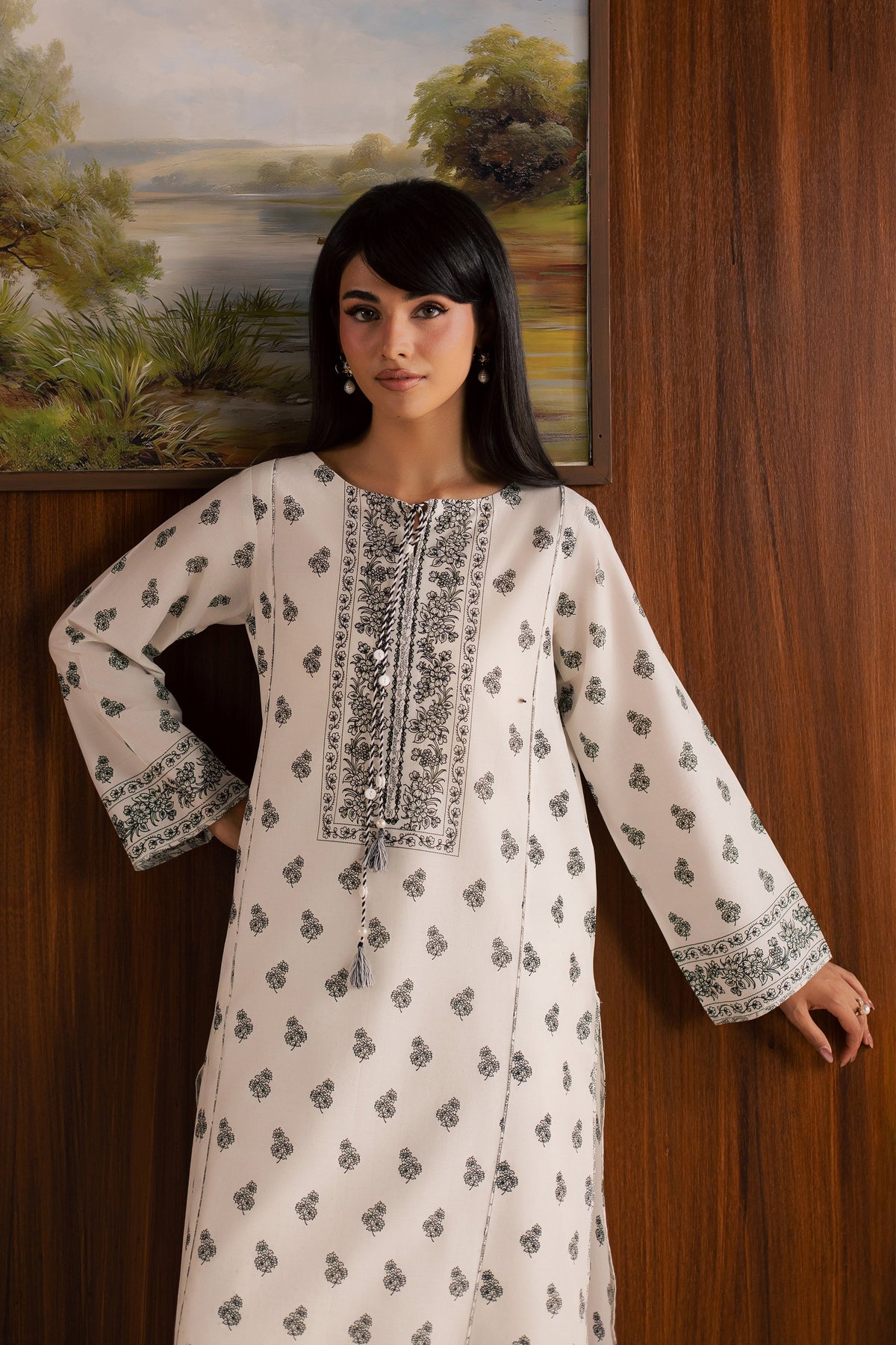 Zoyee 2Pc - Printed Lawn Dress