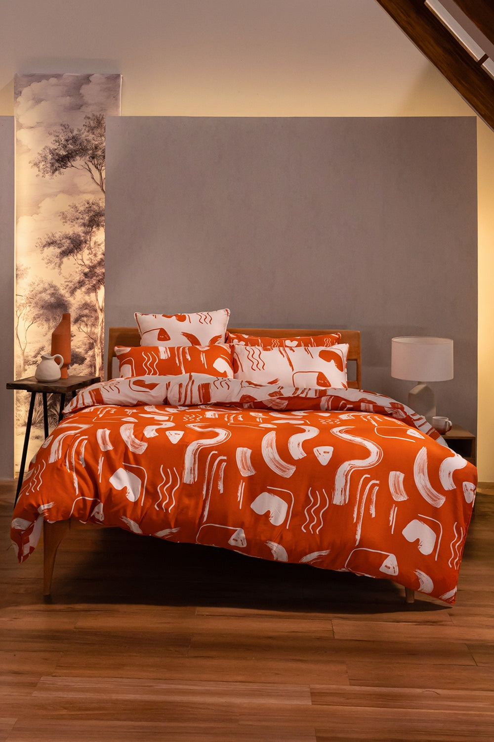 Abstract T-200 Quilt Cover Set