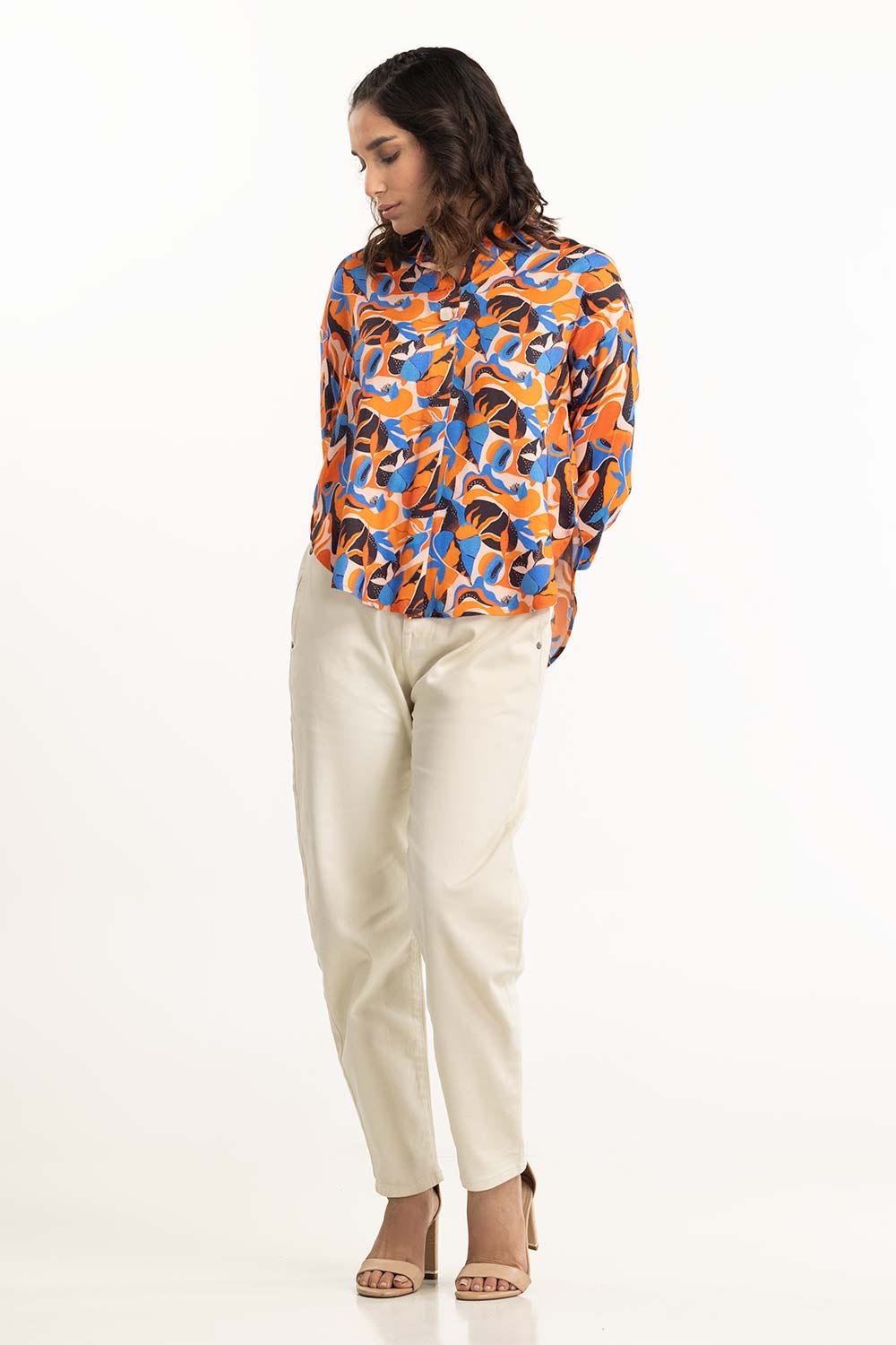Abstract Print Top